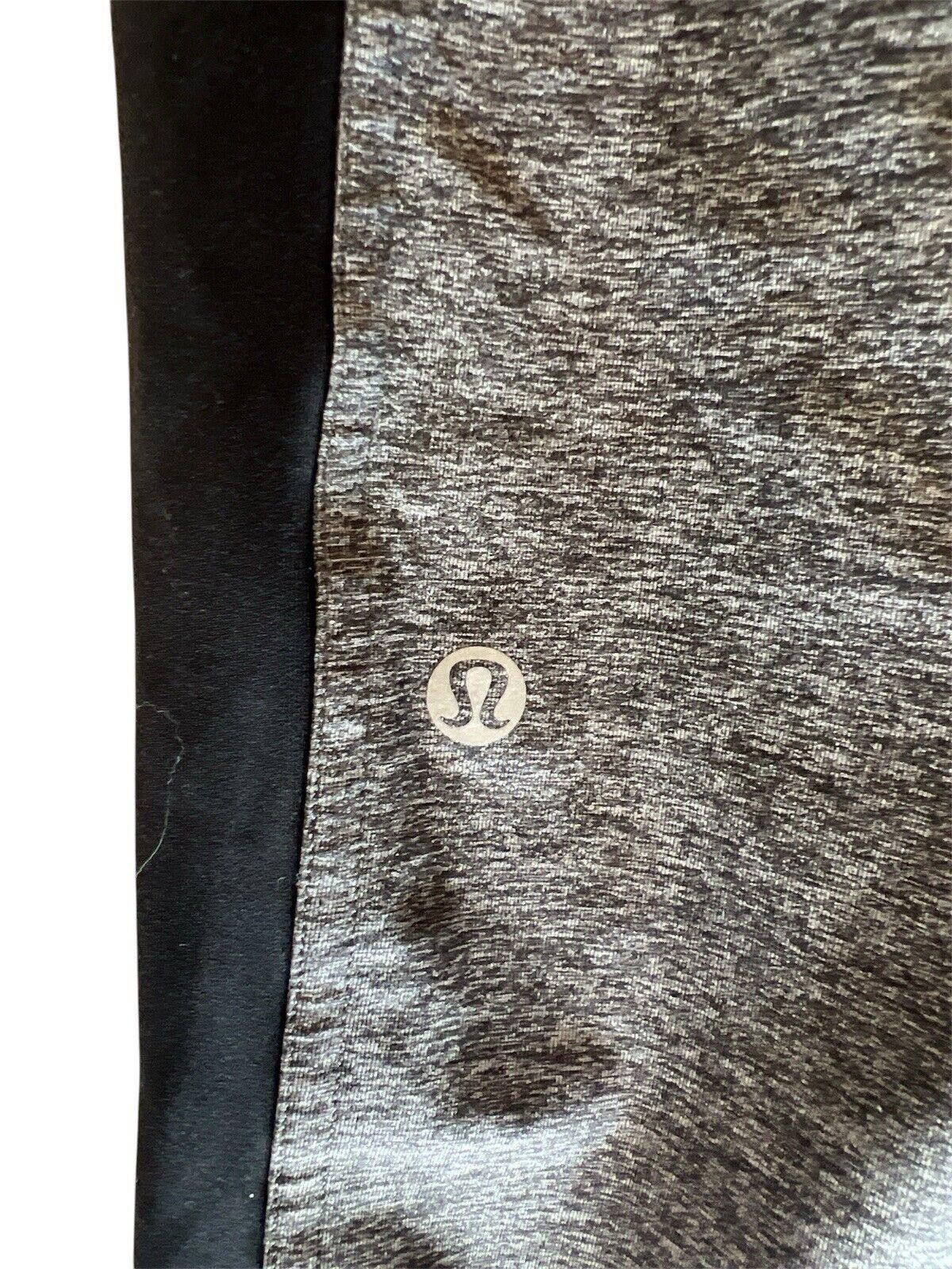 Designer Lululemon Box It Out Tight Heathered Black Size 10 Size 32" / US 10 / IT 46 - 5 Thumbnail