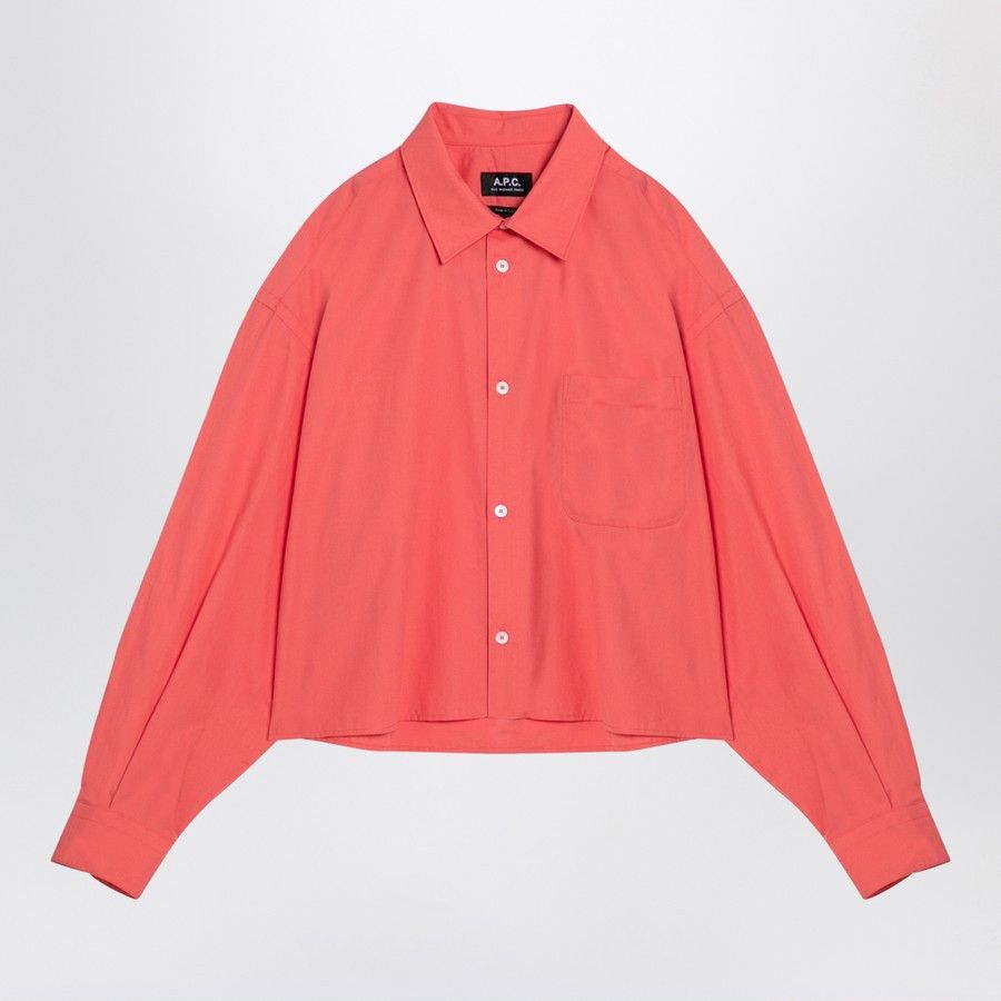 A.P.C. o1d2blof0724 Cotton Shirts in Peach Size S / US 4 / IT 40 - 1 Thumbnail
