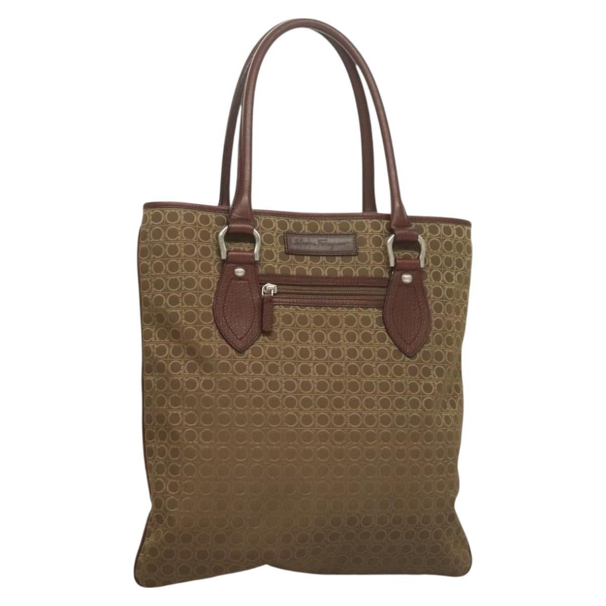 Salvatore Ferragamo Salvatore Ferragamo Gancini Tote Gancini Canvas Size ONE SIZE - 1 Thumbnail
