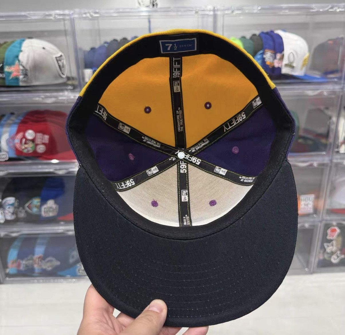 New Era New Era NBA New York Knicks Block Flat Brim Baseball Cap J32 Size ONE SIZE - 4 Thumbnail