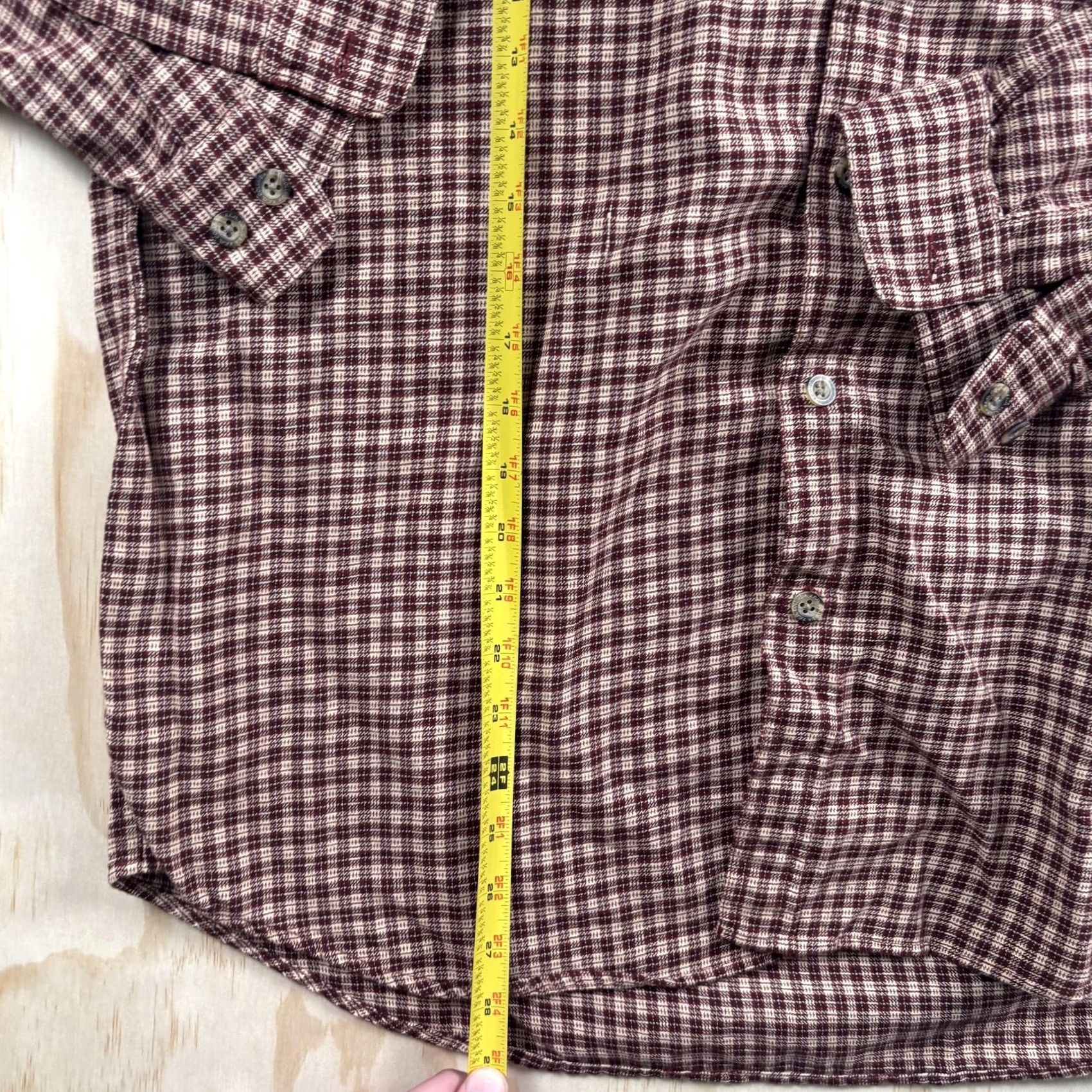 Vintage Columbia Shirt Mens Large Red Plaid Long Sleeve Button Up Flannel Outdoor Size US L / EU 52-54 / 3 - 3 Thumbnail