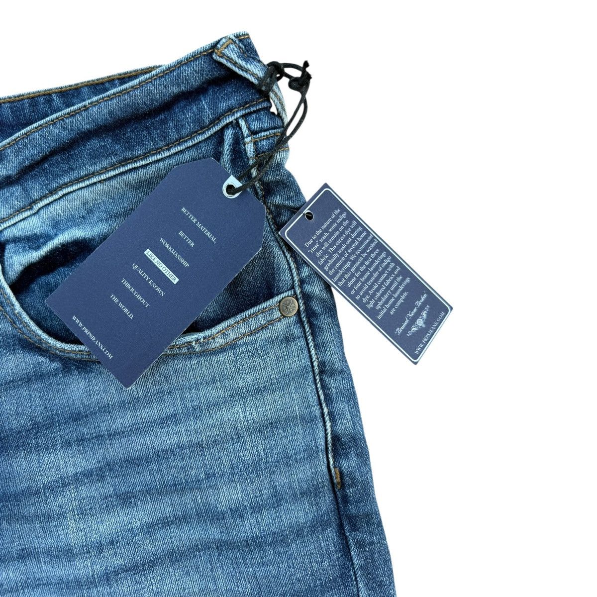 Prps PRPS Le Sabre Slim Straight Denim Jeans 36 NWT Size US 36 / EU 52 - 4 Thumbnail