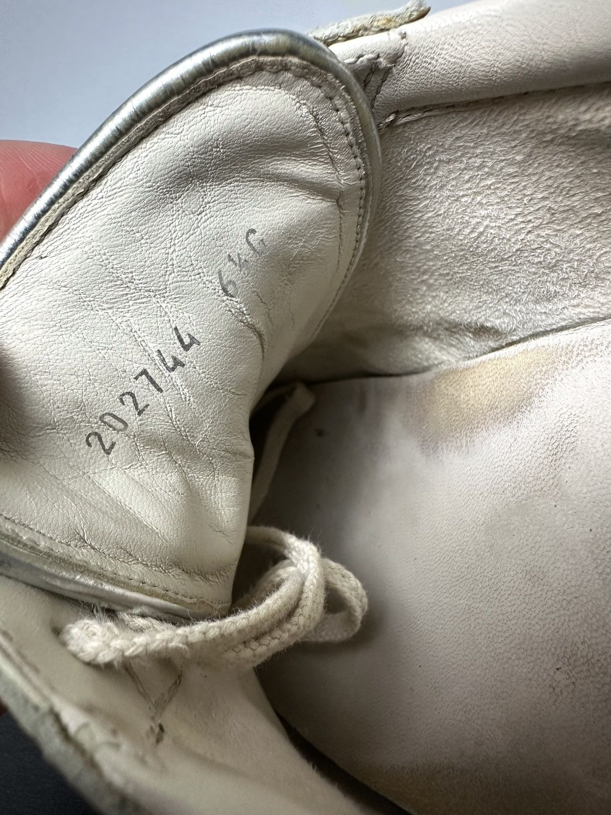 Gucci Gucci Sneakers GG Monogram Leather Canvas Beige US 6.5 Size US 6.5 / IT 36.5 - 11 Thumbnail