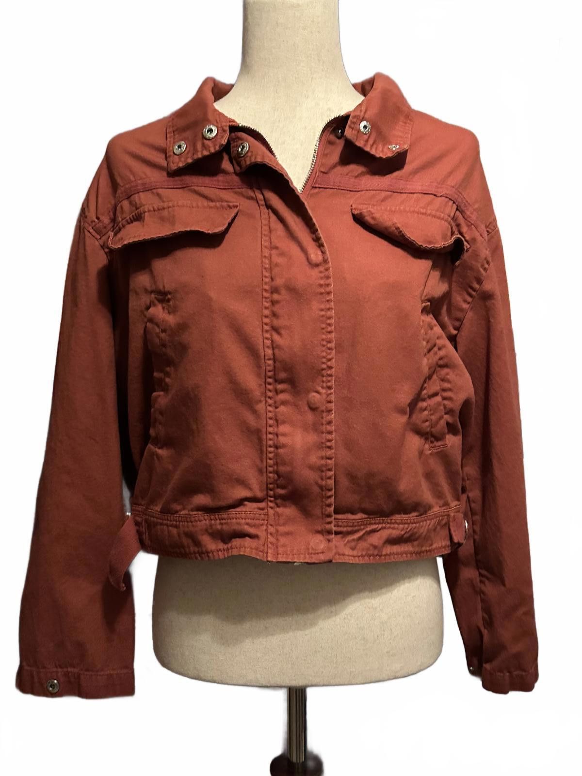 Treasure & Bond Treasure & Bond Women's Utility Jacket in Rust, Size M Size M / US 6-8 / IT 42-44 - 1 Thumbnail