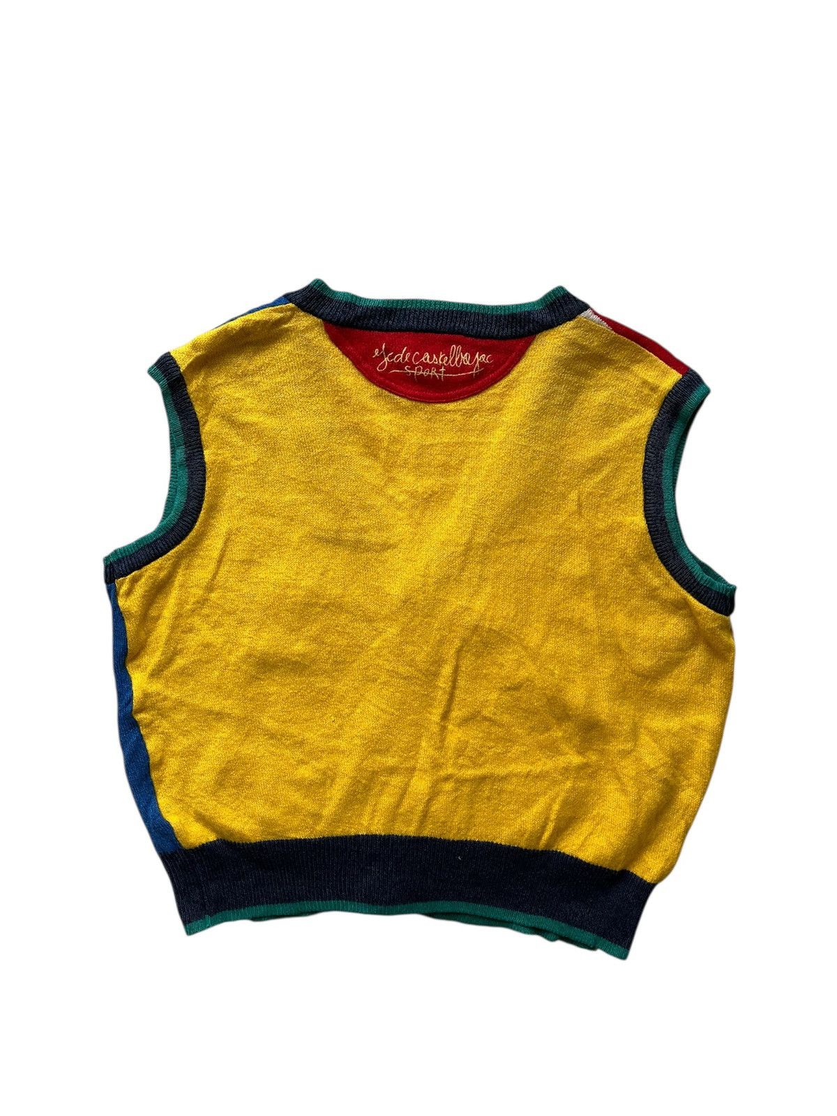 Jean Charles De Castelbajac Castelbajac Sport Knit Vest Size L / US 10 / IT 46 - 2 Thumbnail