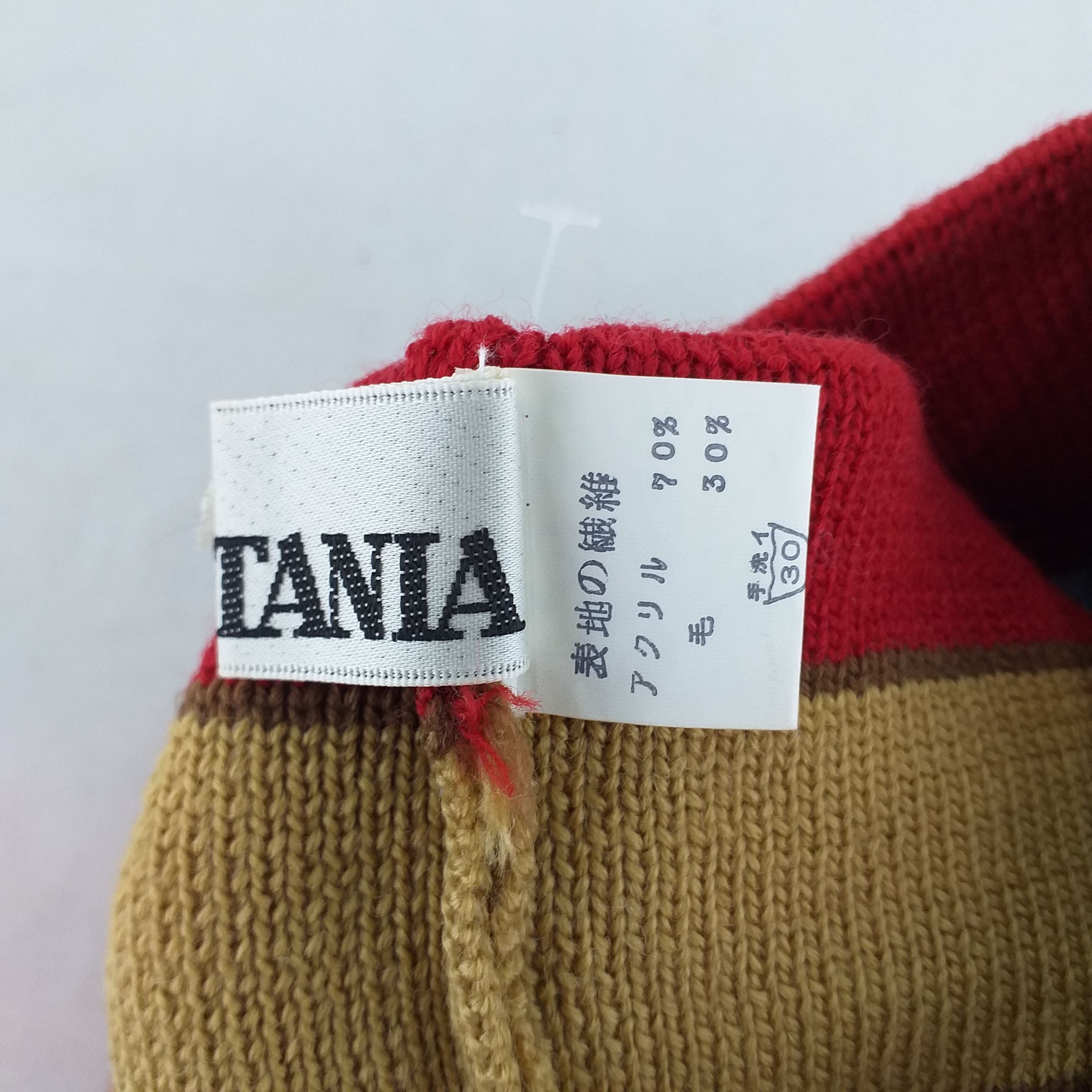 Japanese Brand Britania Stripes Snow Cap Hat Beanie -BN447 Size ONE SIZE - 6 Thumbnail