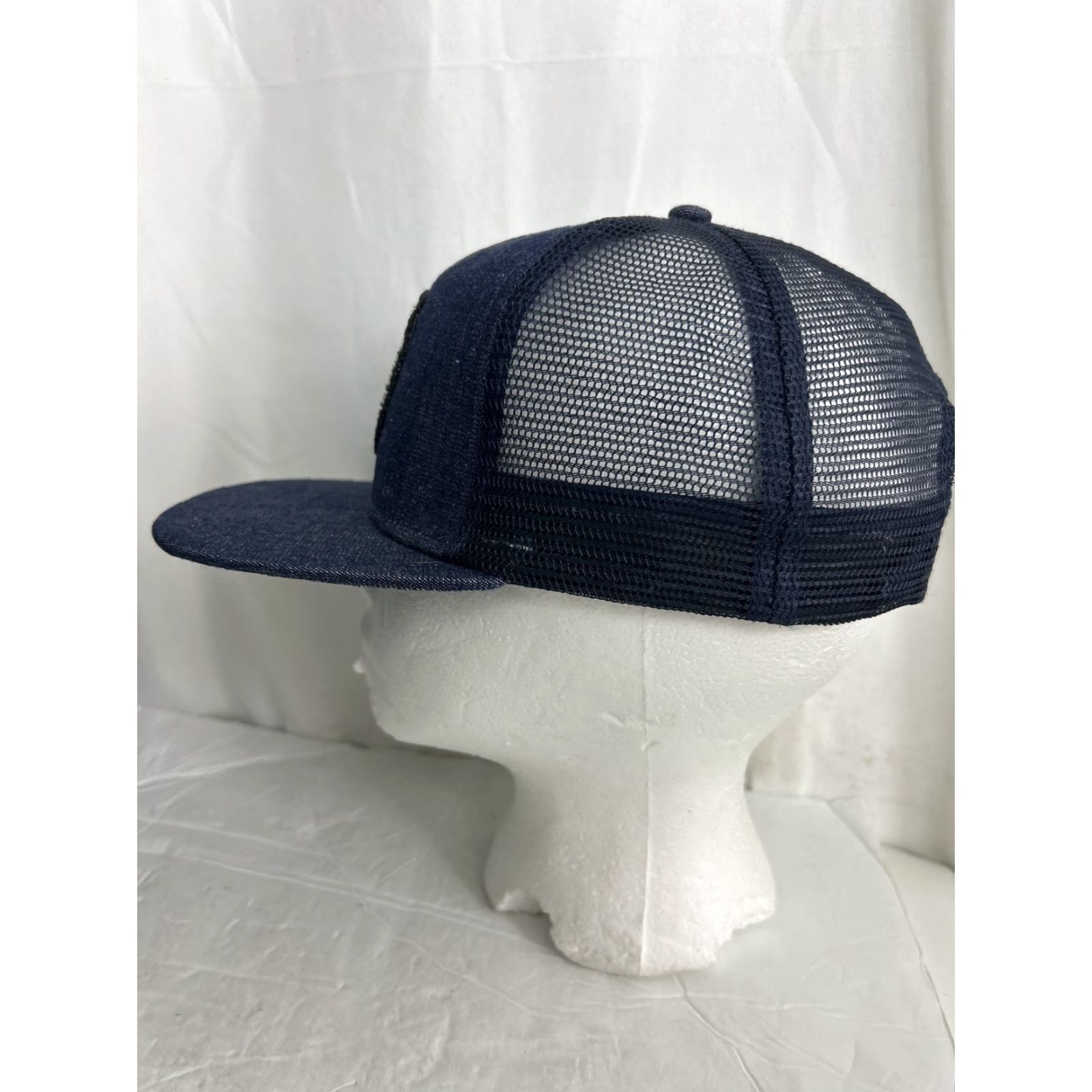 Denime VINTAGE Denim Trucker Hat Beaded South West Adjustable Womens Blue Size ONE SIZE - 7 Thumbnail