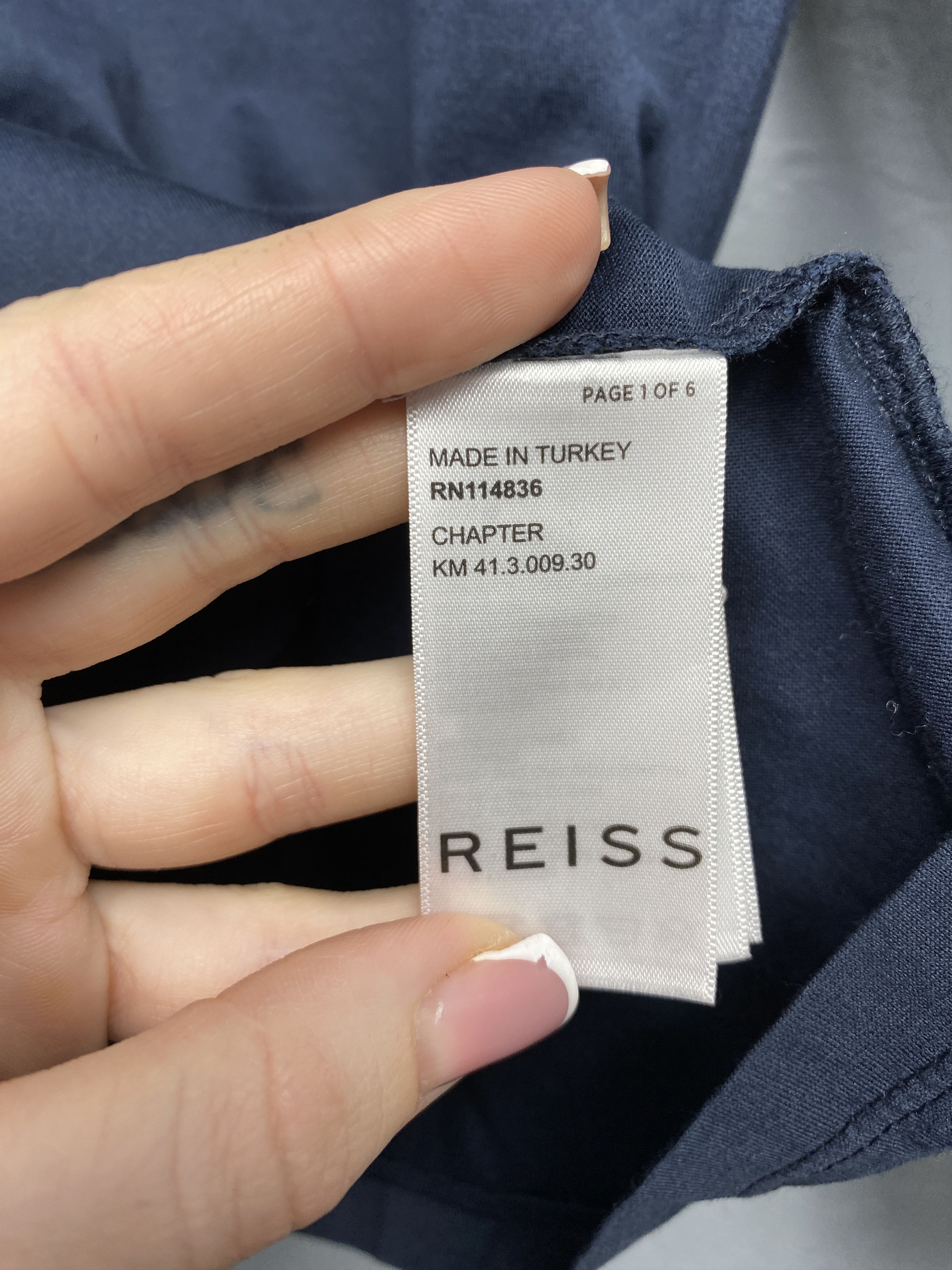 Reiss Reiss Mens Long Sleeve Polo Shirt Size US L / EU 52-54 / 3 - 4 Thumbnail