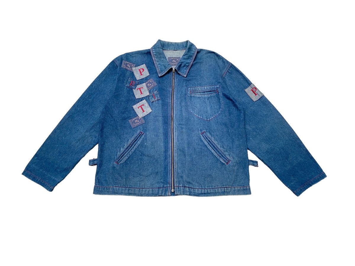 Japanese Brand × Vintage Vintage Japanese Brand Petit Petit Denim Jacket 1990s Size US M / EU 48-50 / 2 - 1 Thumbnail