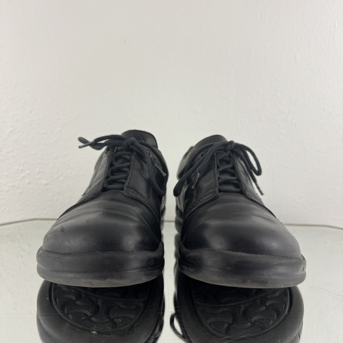 Birkenstock BIRKENSTOCK Footprints Womens Black Leather Oxford Shoes Size US 7.5 / IT 37.5 - 5 Thumbnail