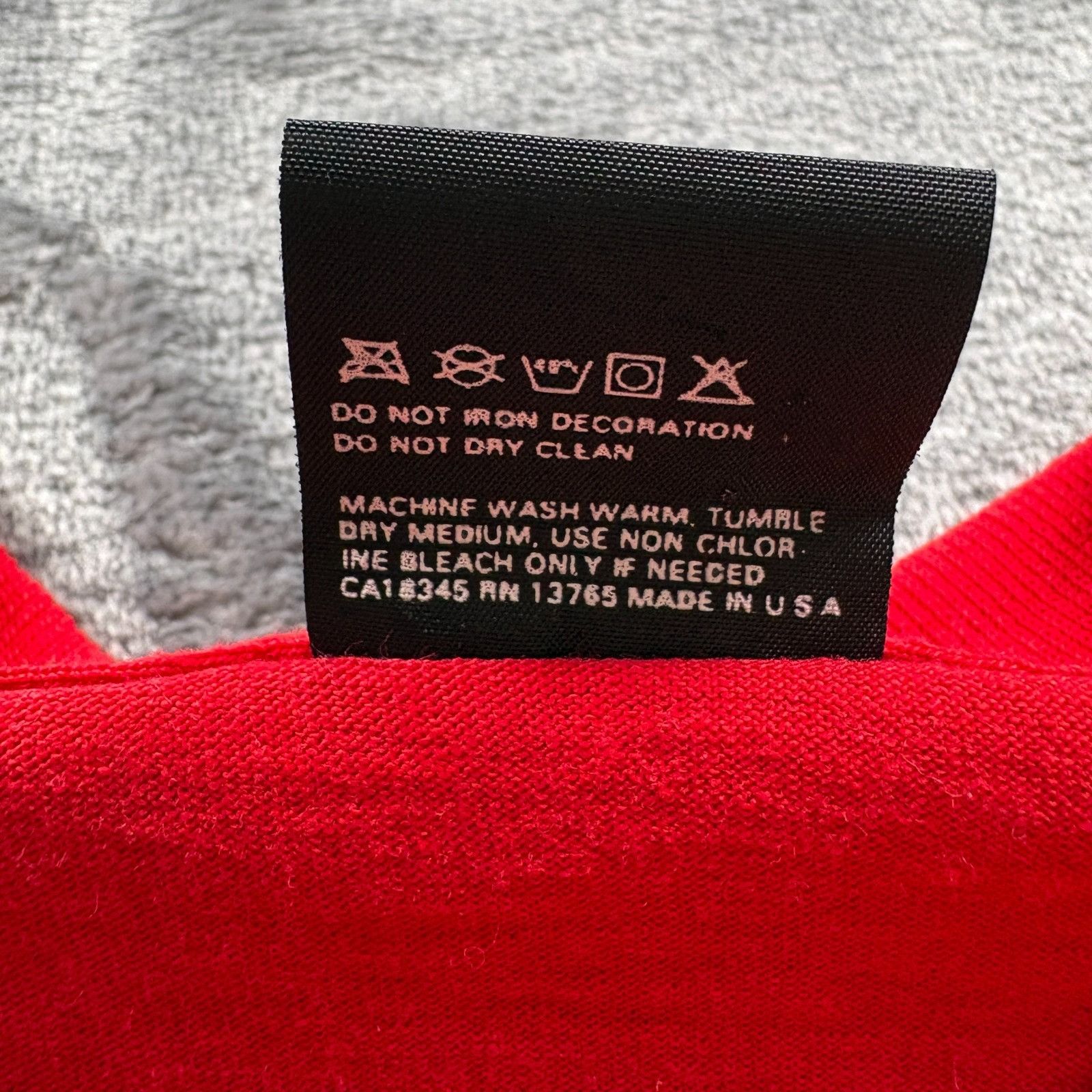 Other Screen Stars Best Vintage Blank Red T Shirt XXL USA Single S Size US XXL / EU 58 / 5 - 3 Thumbnail