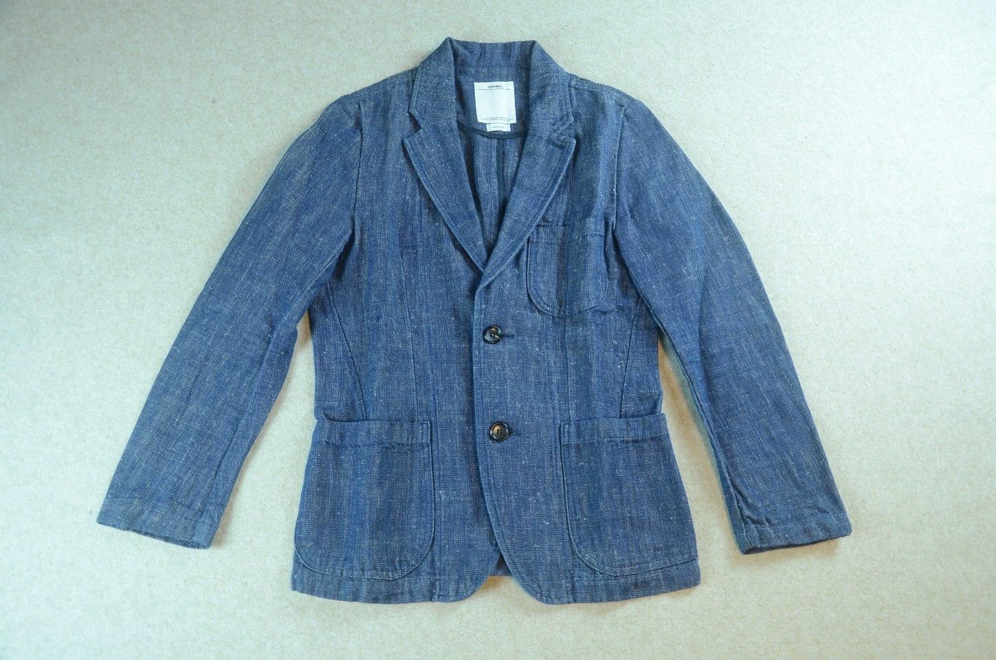 Visvim Visvim Academia Blazer Cotton Linen Blend Cream Size US M / EU 48-50 / 2 - 1 Thumbnail