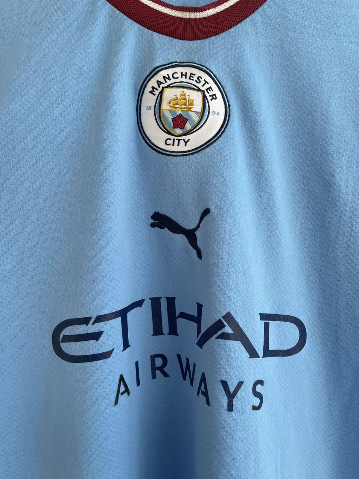 Puma Manchester City Home Football Jersey Puma 2022 2023 Size US S / EU 44-46 / 1 - 4 Thumbnail