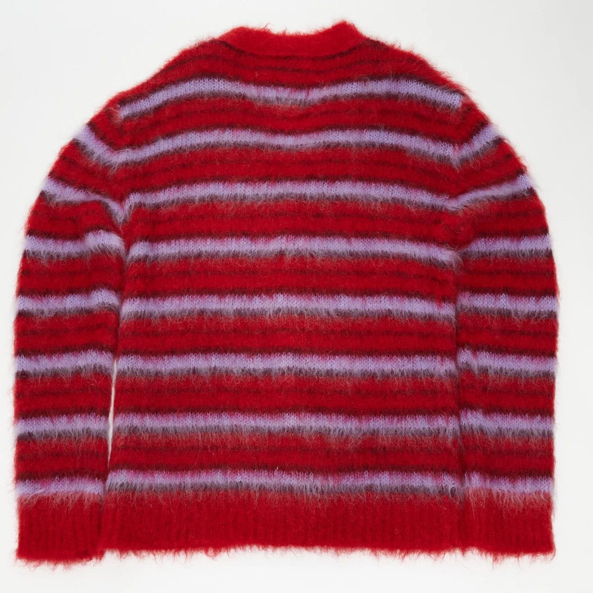 Marni MARNI STRIPED BRUSHED MOHAIR SWEATER Size US M / EU 48-50 / 2 - 2 Thumbnail