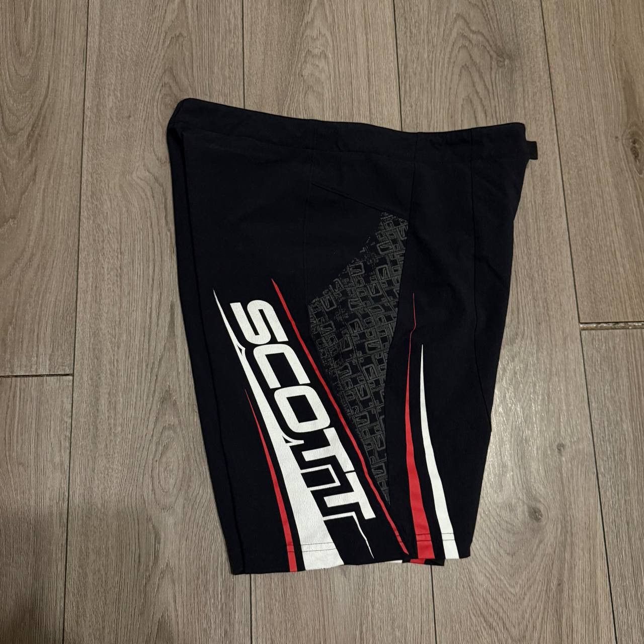 Other Scott mens Black MTB Bike Ride Printed Shorts Large Size US 32 / EU 48 - 2 Thumbnail