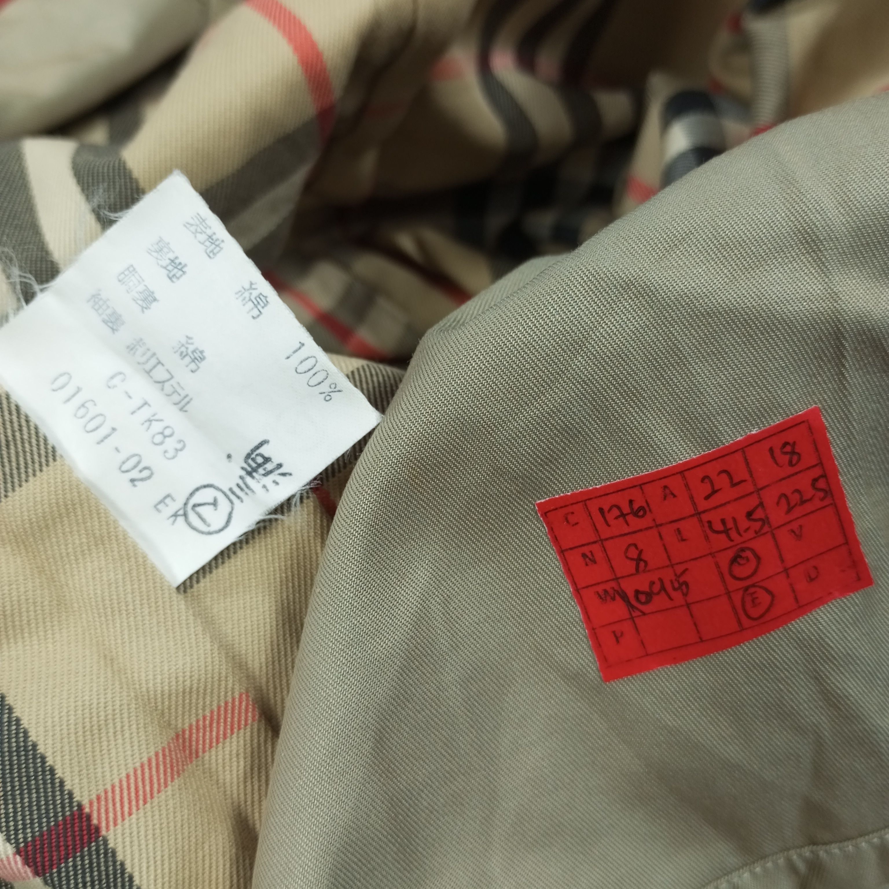 Burberry Burberrys Luxury Brand Nova Check Design Trench Jacket Size US M / EU 48-50 / 2 - 9 Thumbnail