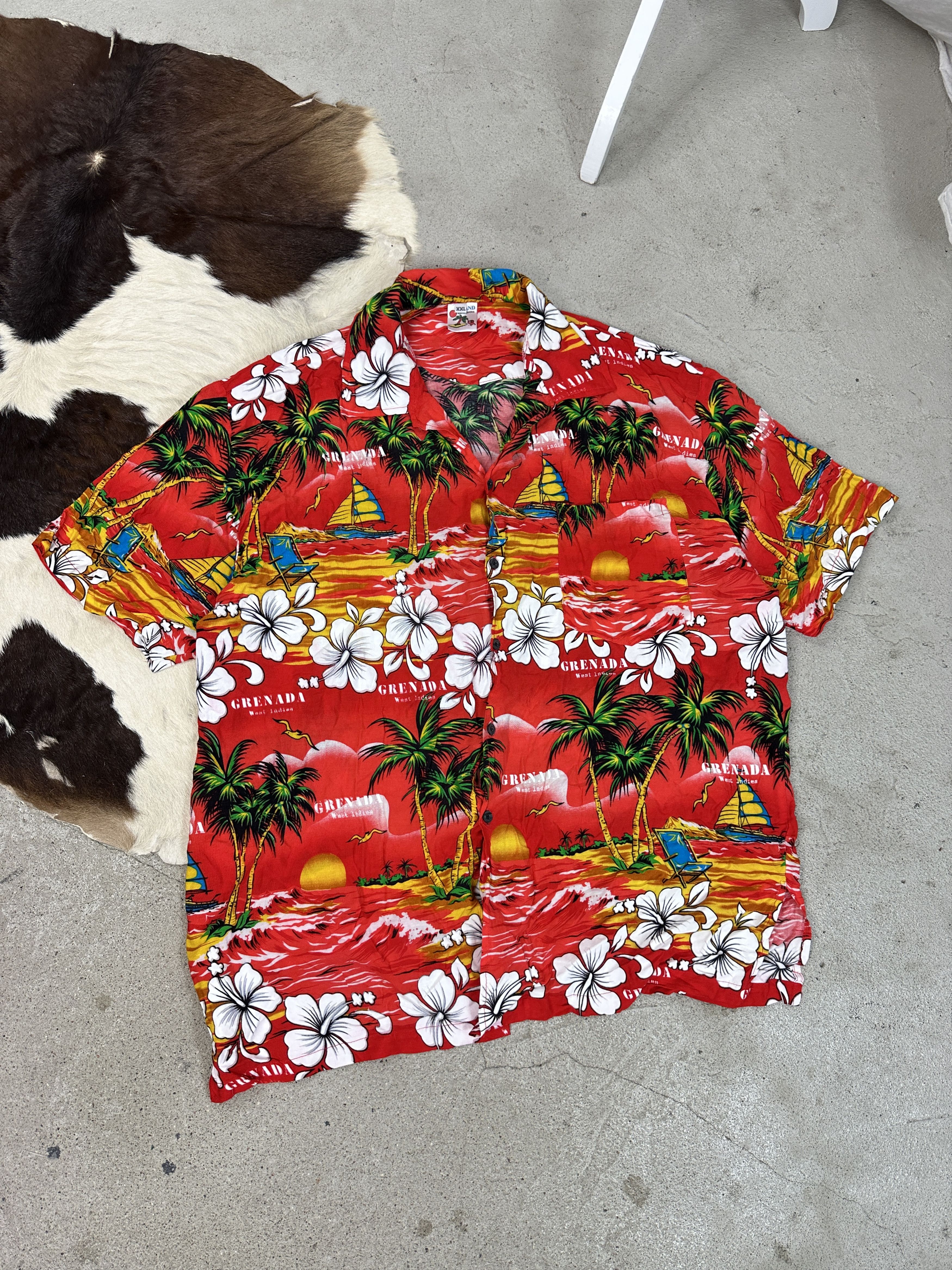 Vintage Vintage 00s Streetwear Oversize Skater Summer Hawaiian Shirt Size US XL / EU 56 / 4 - 1 Thumbnail