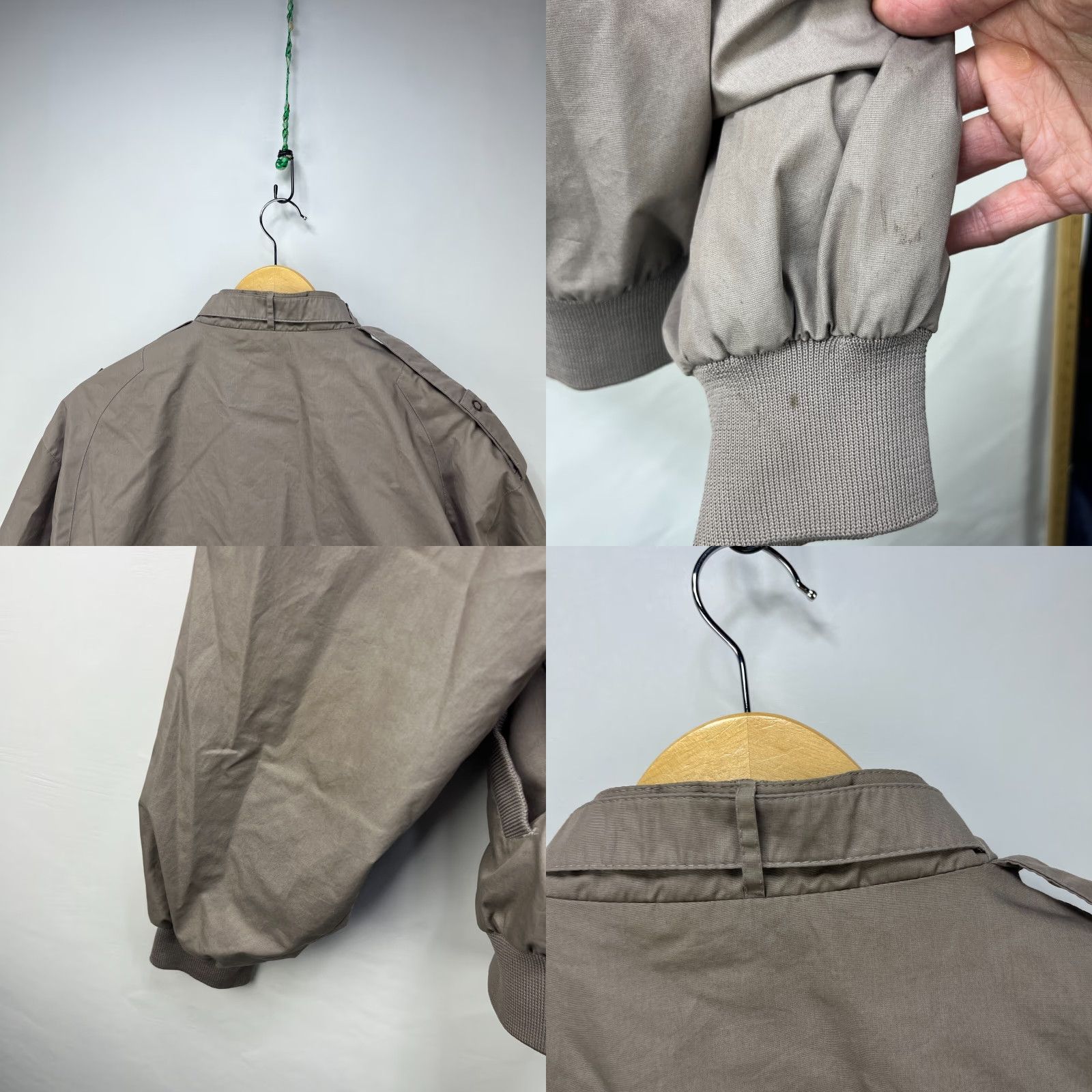 Members Only VINTAGE Members Only Jacket Windbreaker 90s Mens L Beige Size US L / EU 52-54 / 3 - 9 Thumbnail