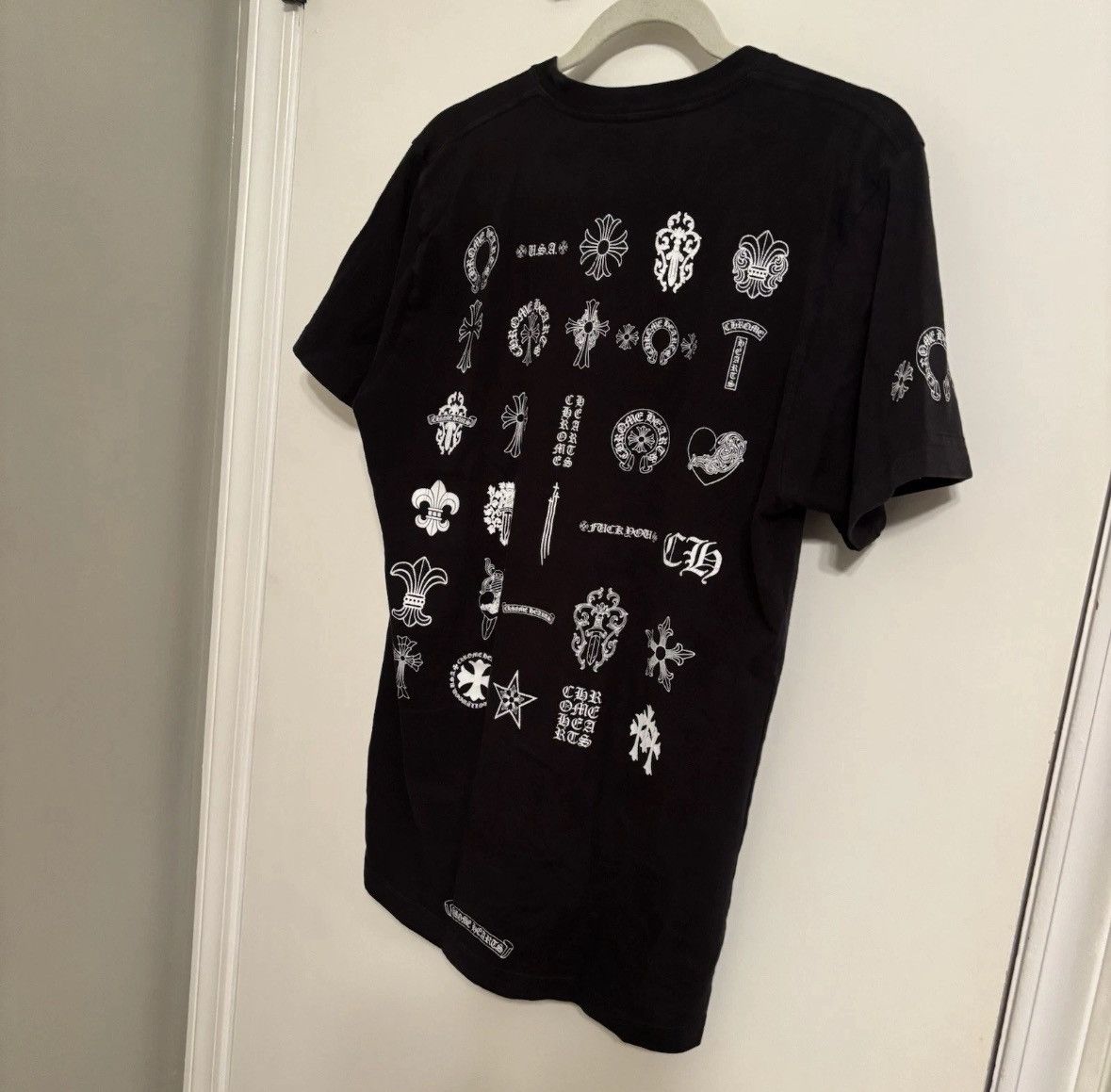 Chrome Hearts Size M Chrome Hearts Multi Logo T-Shirt' Black' Clean Rare Size US M / EU 48-50 / 2 - 17 Thumbnail