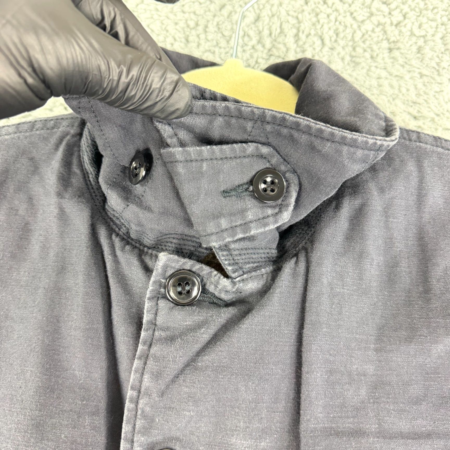 Vintage Radiall Jacket Mens Small Gray Wool Alpaca Long Sleeve Button Front Japan - Vintage? No Size US S / EU 44-46 / 1 - 3 Thumbnail