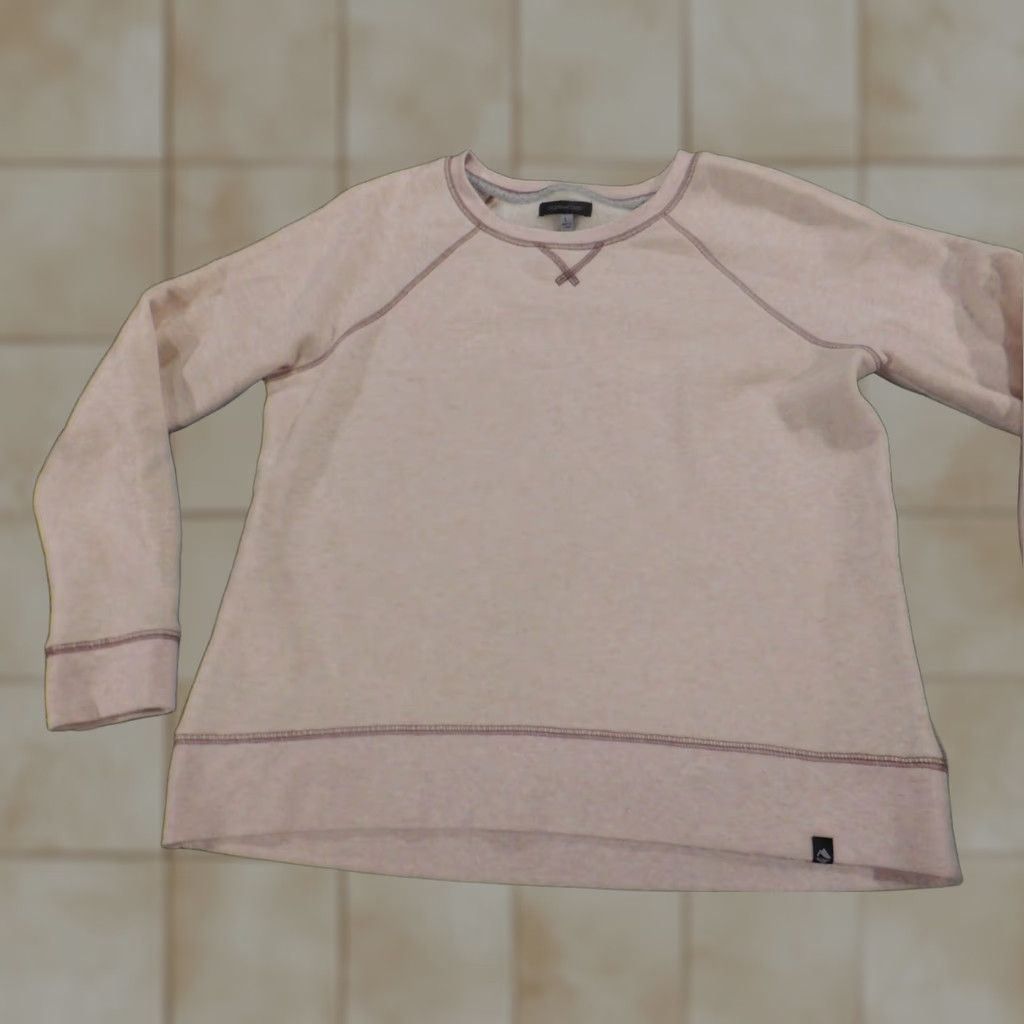Vintage Ocean & Coast Sweater Womens Large Purple Pullover Crewneck Knit Raglan Sleeve Cotton Logo Stretch Vintage No Size L / US 10 / IT 46 - 1 Thumbnail