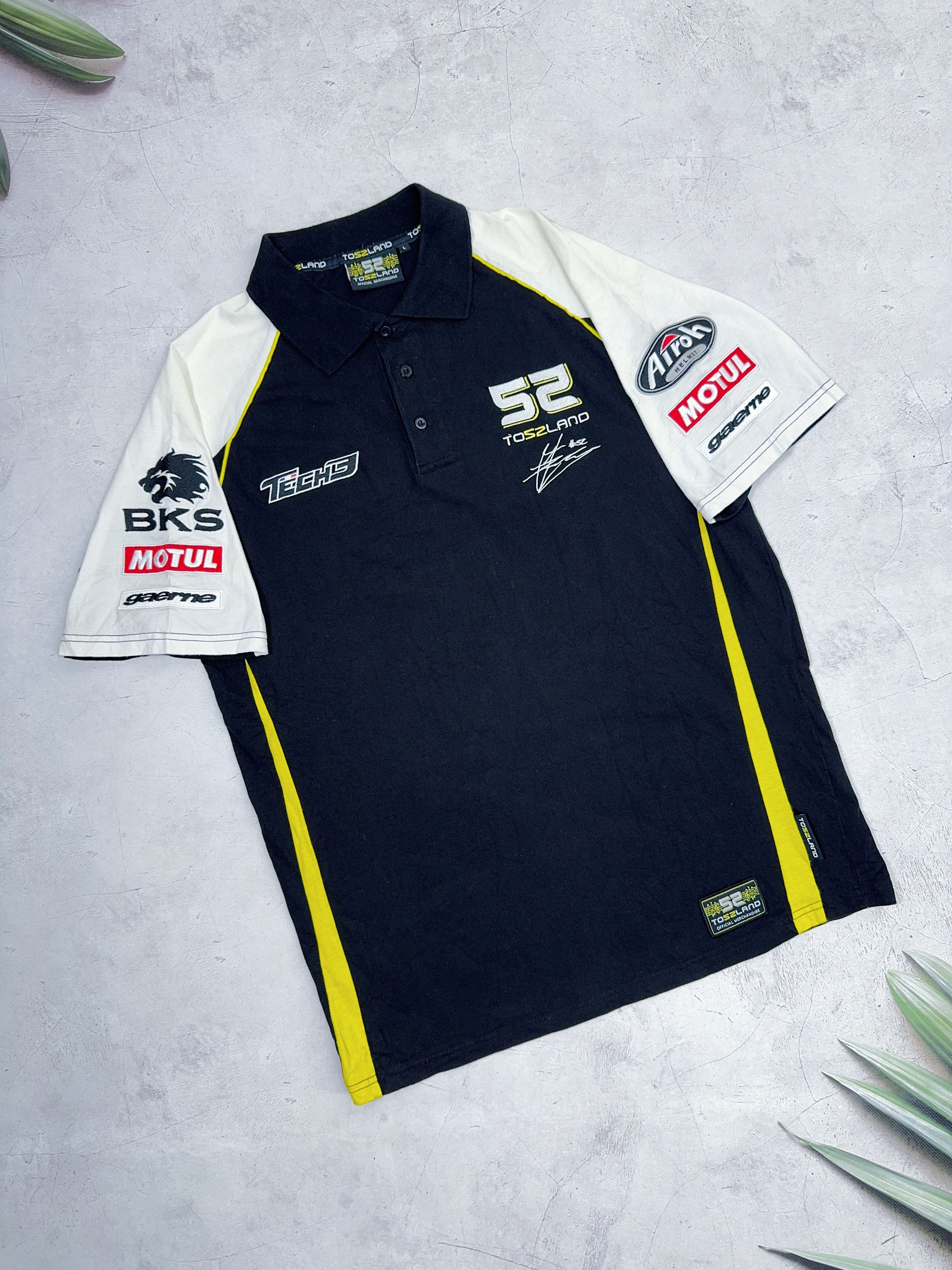 Other 2009 James Toseland 52 Polo T-Shirt Tech3 Motul MotoGP Size US M / EU 48-50 / 2 - 6 Thumbnail