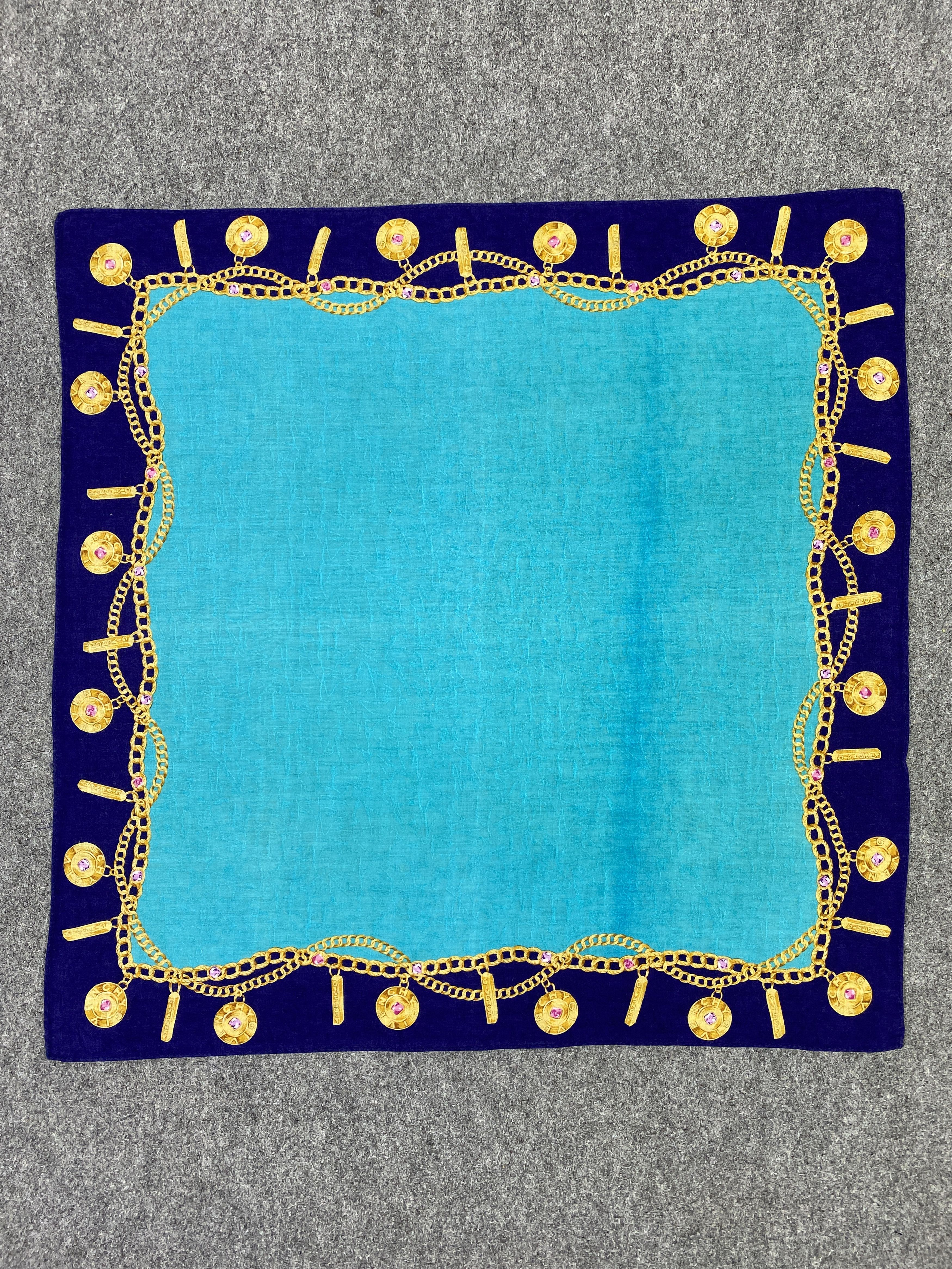 Celine Vintage Celine Handkerchief / Neckerchief KT0064 Size ONE SIZE - 4 Thumbnail