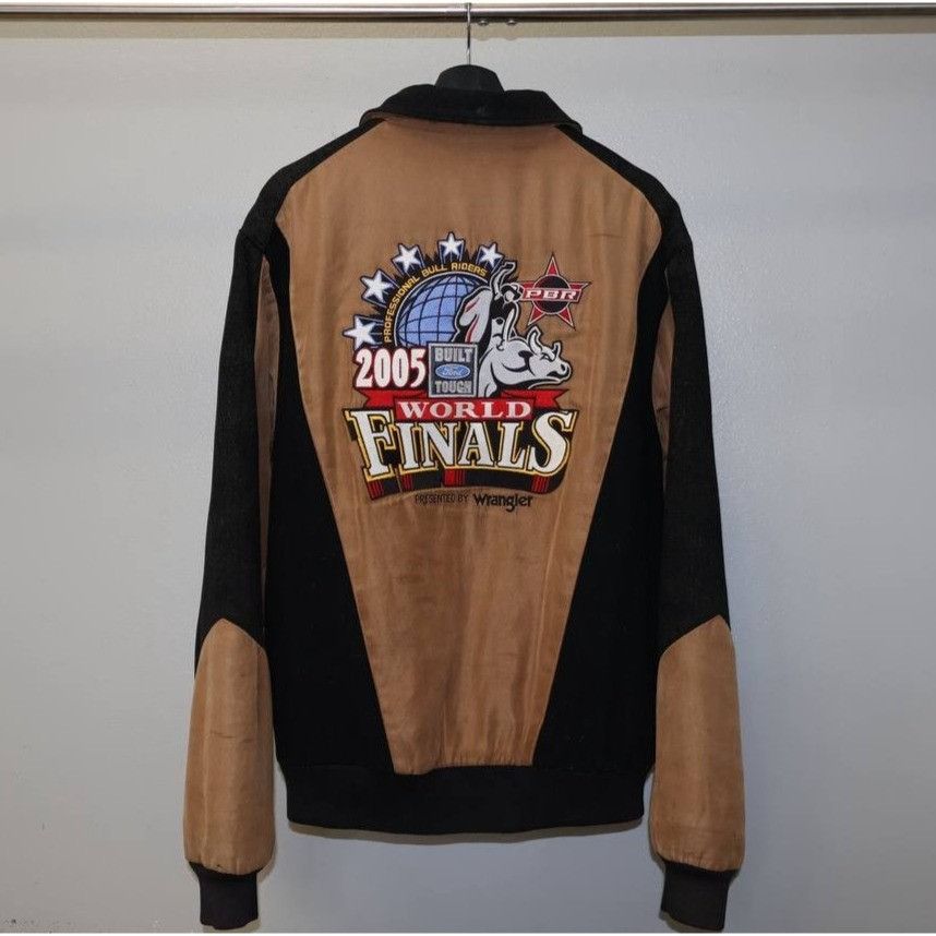 Vintage 2005 PBR Rodeo World Finals Cripple Creek Leather Canvas Size US L / EU 52-54 / 3 - 1 Thumbnail