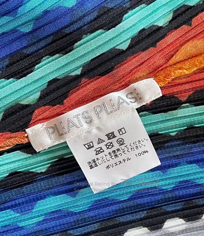 Issey Miyake Issey Miyake Color-Striped Mock Neck Sleeveless Long Top Size L / US 10 / IT 46 - 6 Thumbnail