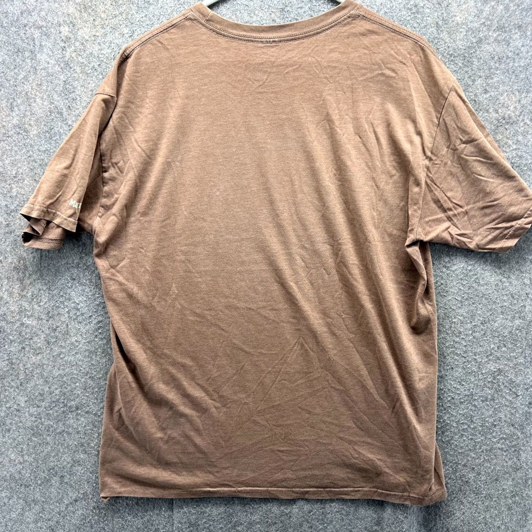 Marmot Marmot Shirt Mens Large Khaki Crewneck Short Sleeve Cotton Logo T-Shirt Beige Outdoor All Seasons Fall Spring Summer Winter Mens Regulated Regular Size US L / EU 52-54 / 3 - 2 Thumbnail