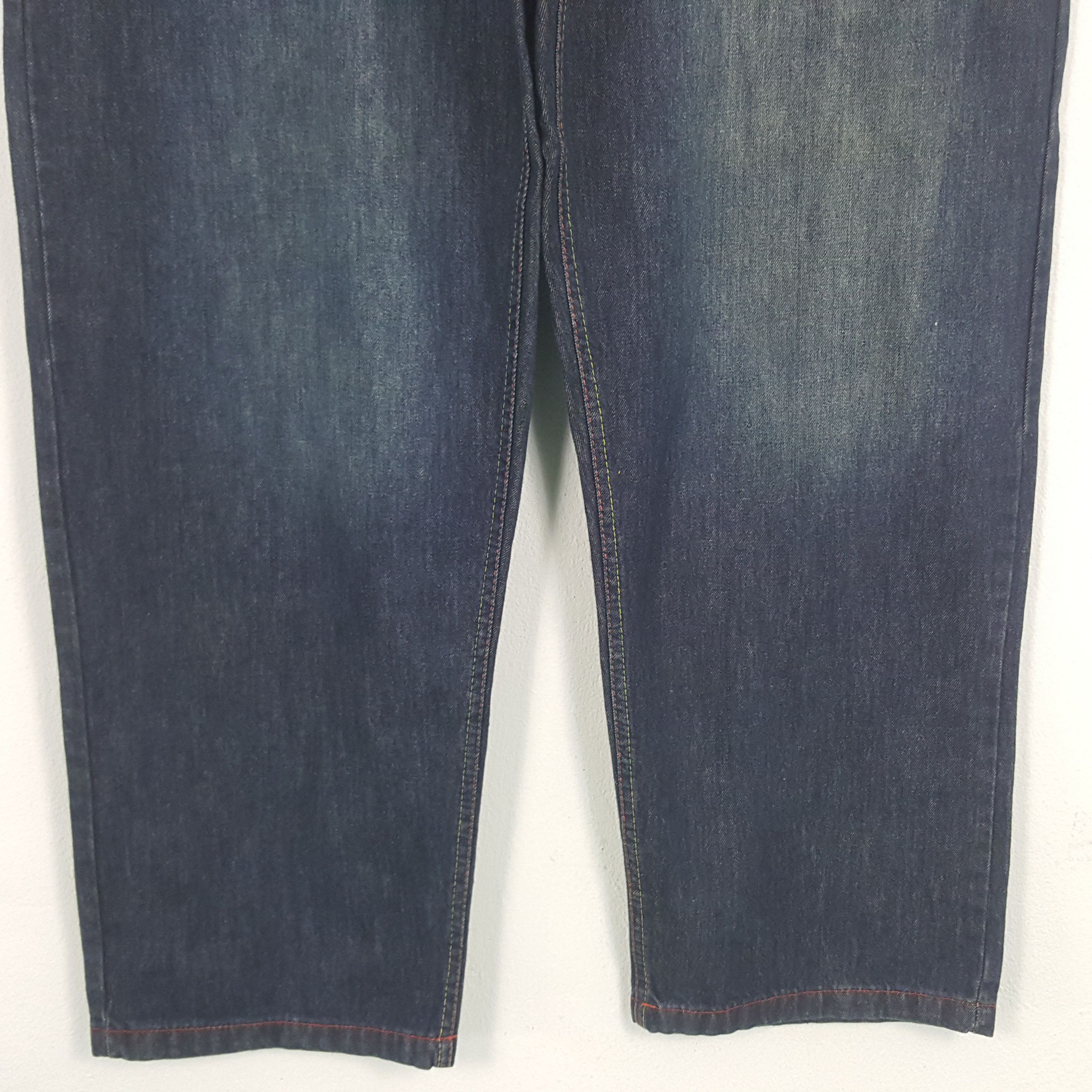 Ed Hardy × Vintage Vintage Ed Hardy Custom Spell Out Art Denim Jeans Size US 43 - 6 Thumbnail