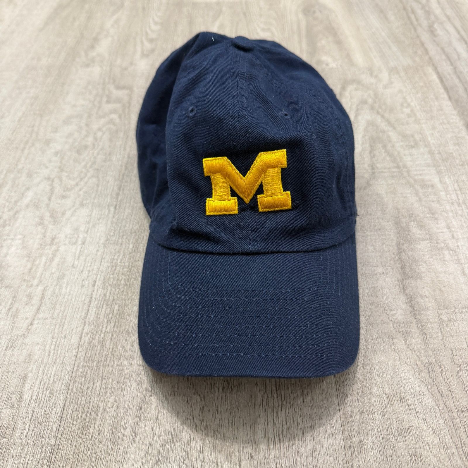 Jordan Brand Jordan Michigan Wolverines Strapback Hat Blue Baseball Size ONE SIZE - 2 Thumbnail