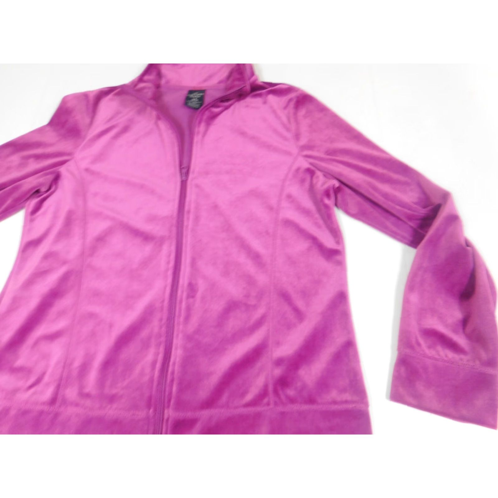 Faded Glory Faded Glory Womens Cardigan Sweater L Pink Puff Sleeve Knit Cotton Bow Button Regular Winter Full Zip Size L / US 10 / IT 46 - 2 Thumbnail