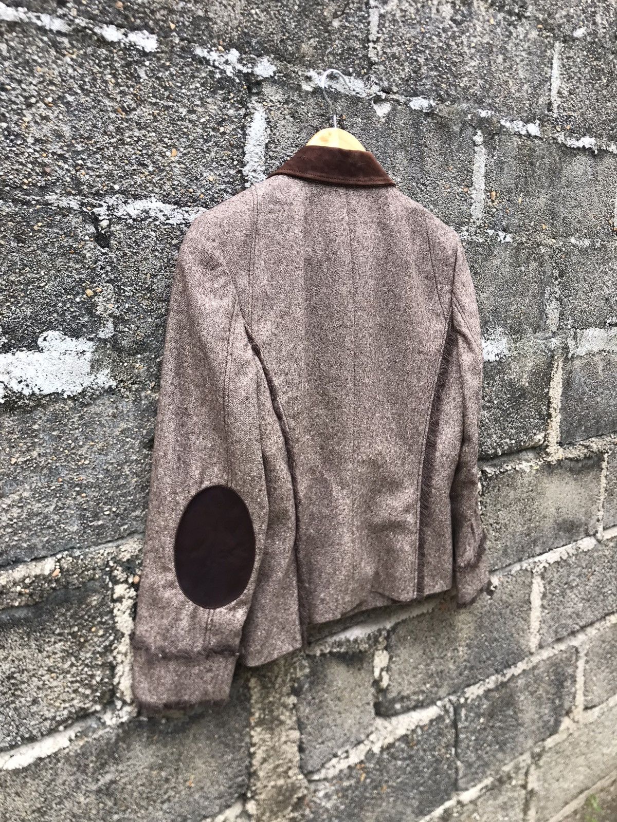 Les Copains 💥Luxury Les Copains Leather Collar Jacket Size M / US 6-8 / IT 42-44 - 13 Thumbnail
