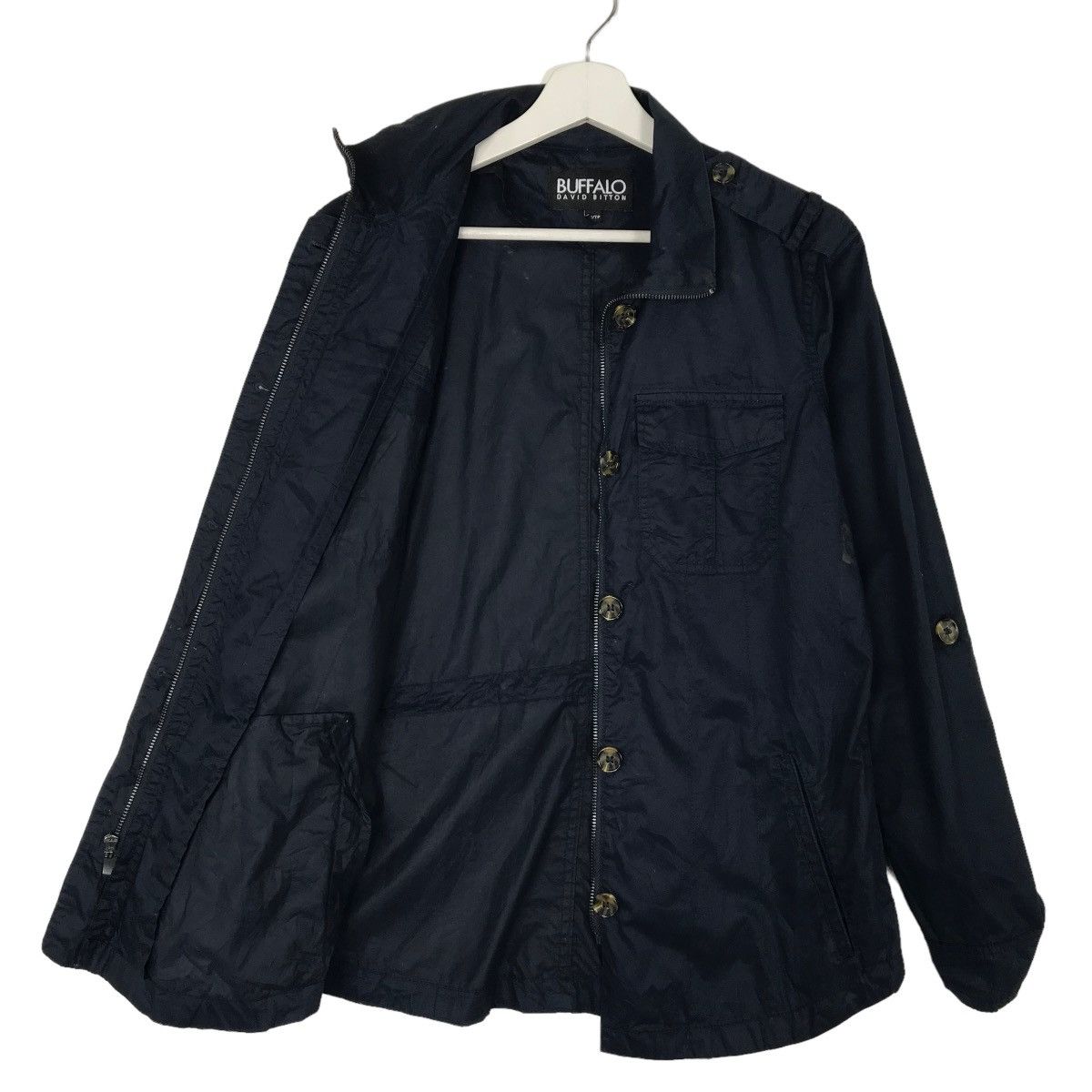 Buffalo David Bitton 💥 BUFFALO DAVID BITTON SHIRT ZIPPER JACKET Size US XS / EU 42 / 0 - 6 Thumbnail