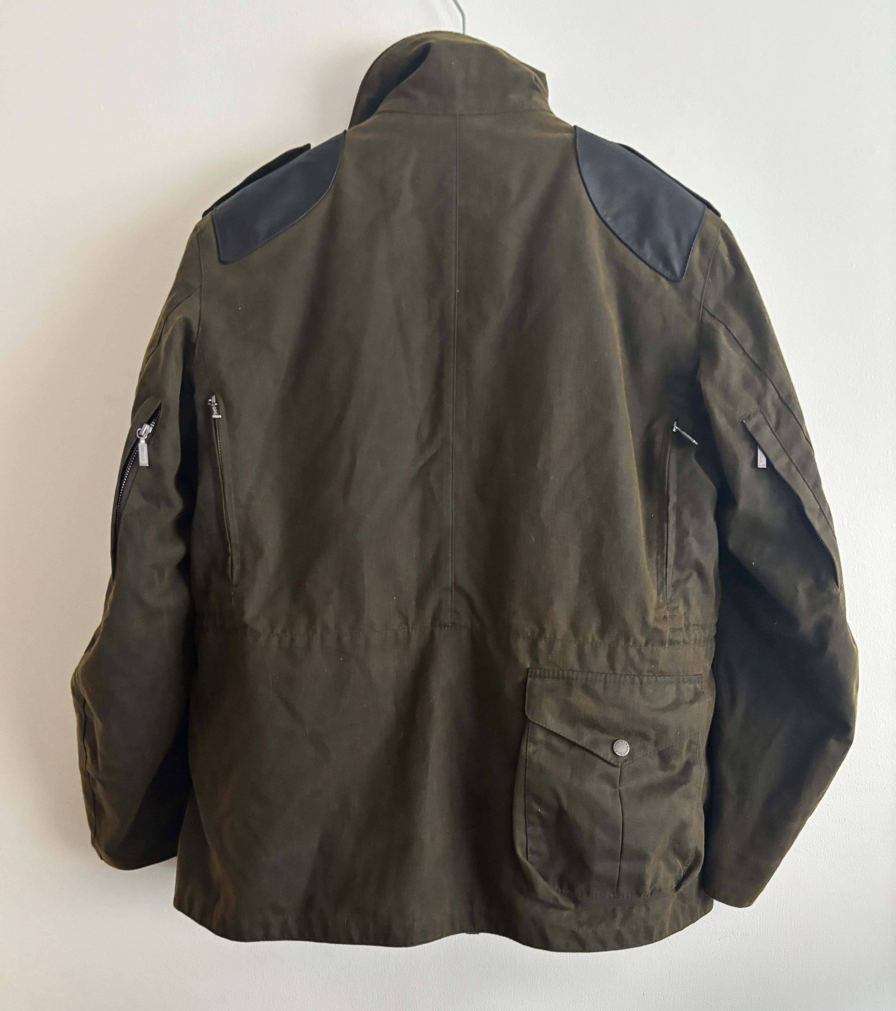 Barbour $1100 Supa Corbridge Waxed Cotton Jacket,Pile Lining L- XL Size US XL / EU 56 / 4 - 14 Thumbnail