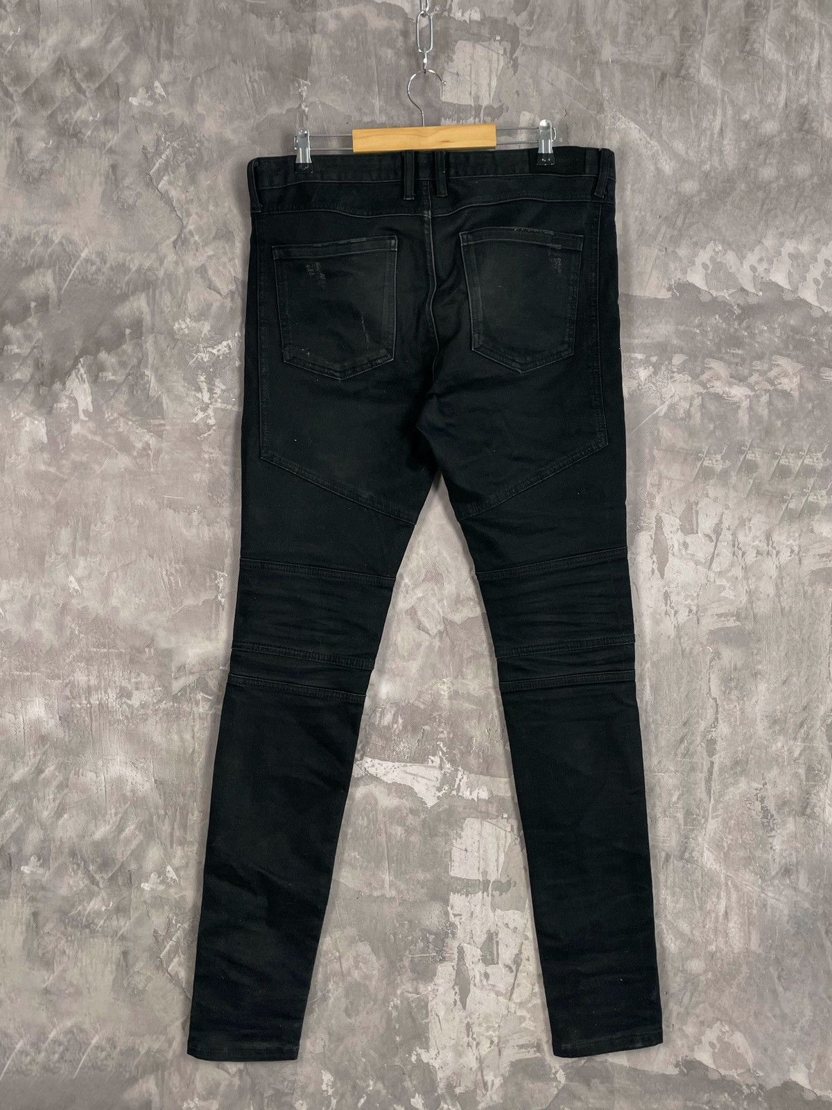 Represent Clo. Represent Men’s Biker Denim Jeans Distressed Chicago Size US 34 / EU 50 - 2 Thumbnail