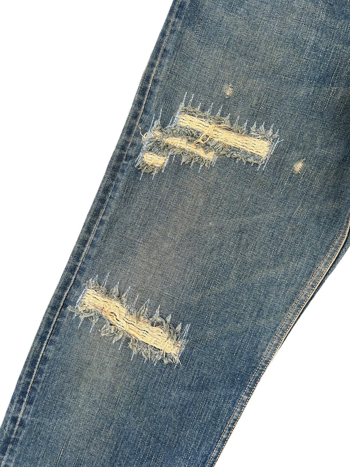 Kapital VINTAGE LEE HALF SELVEDGE JAPANESE DISTRESSED DENIM JEANS Size US 29 - 4 Thumbnail