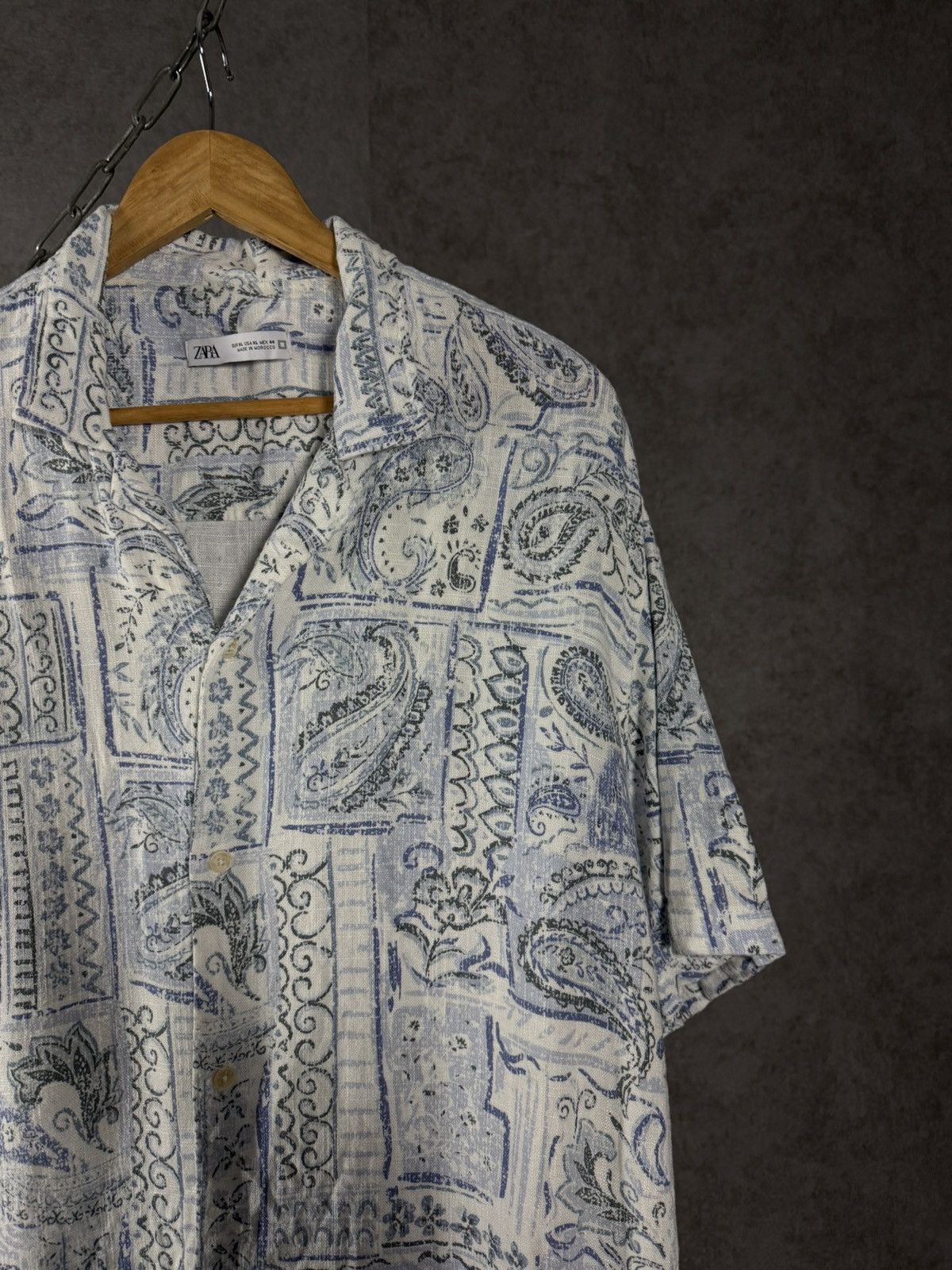 Zara Zara Man art crazy hawaiian designer shirt Size US XL / EU 56 / 4 - 2 Thumbnail
