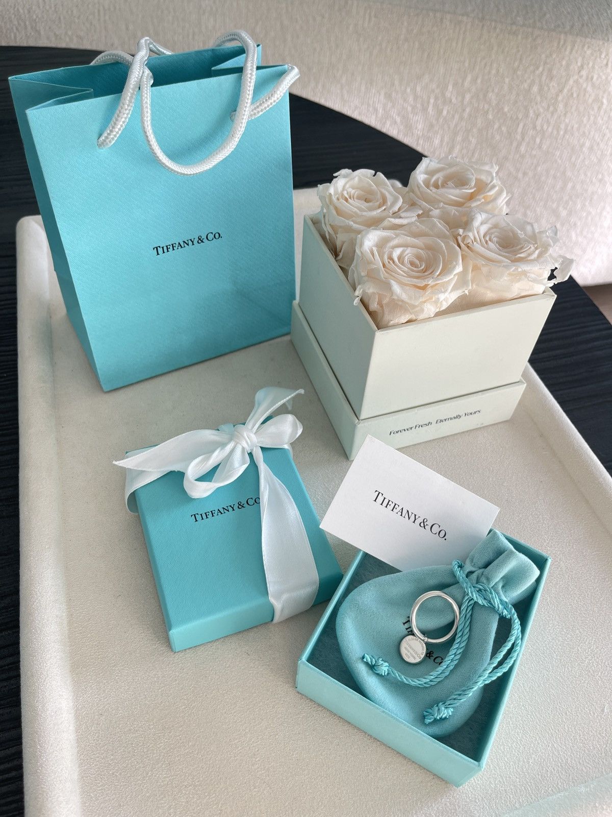 Tiffany & Co. Return To Tiffany Round Charm Ring Silver 5.75 NEW $650 Size ONE SIZE - 1 Thumbnail