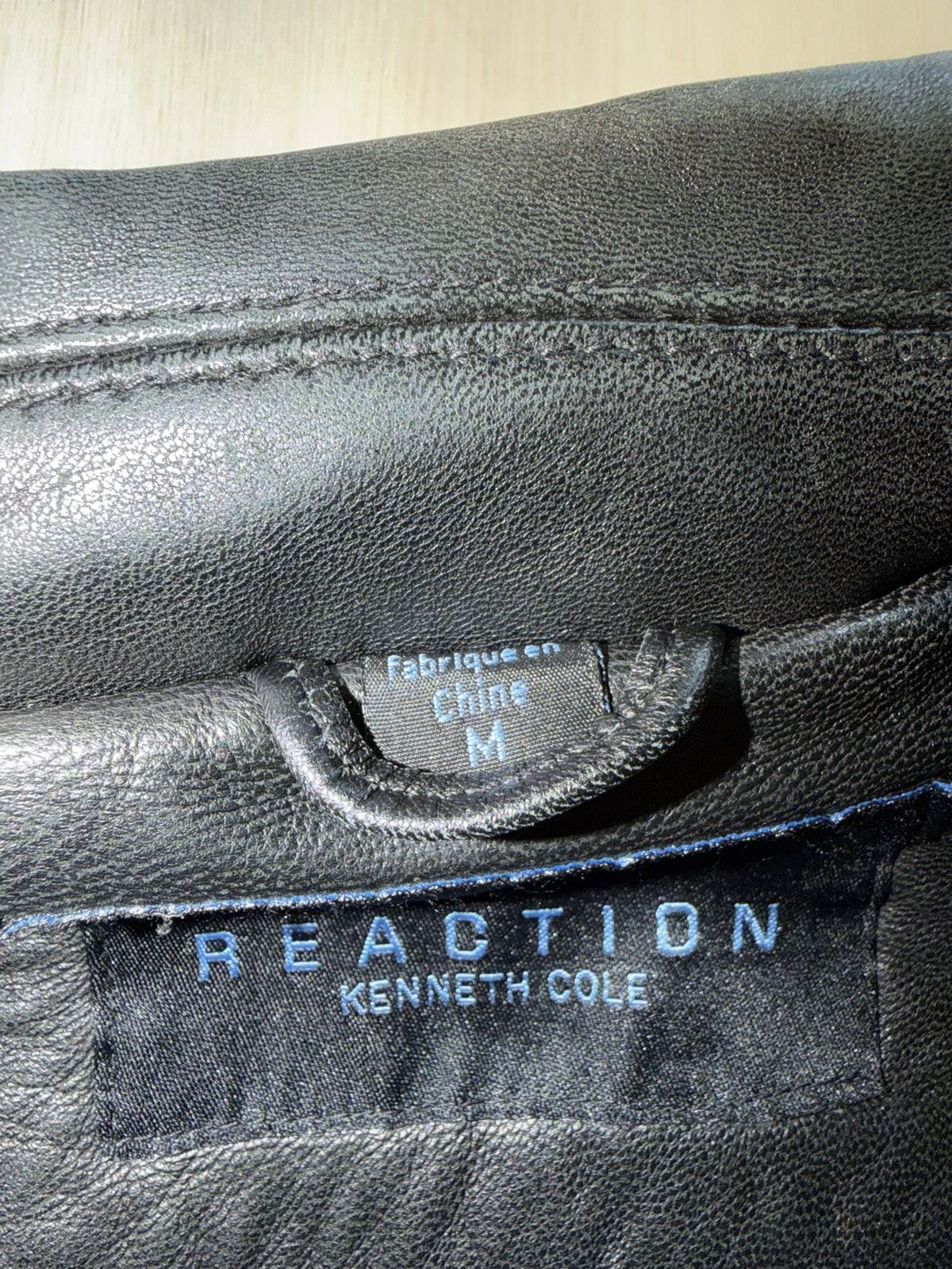 Kenneth Cole Vintage Kenneth Cole Reaction Classic Leather Bomber Sz M Size US M / EU 48-50 / 2 - 20 Thumbnail