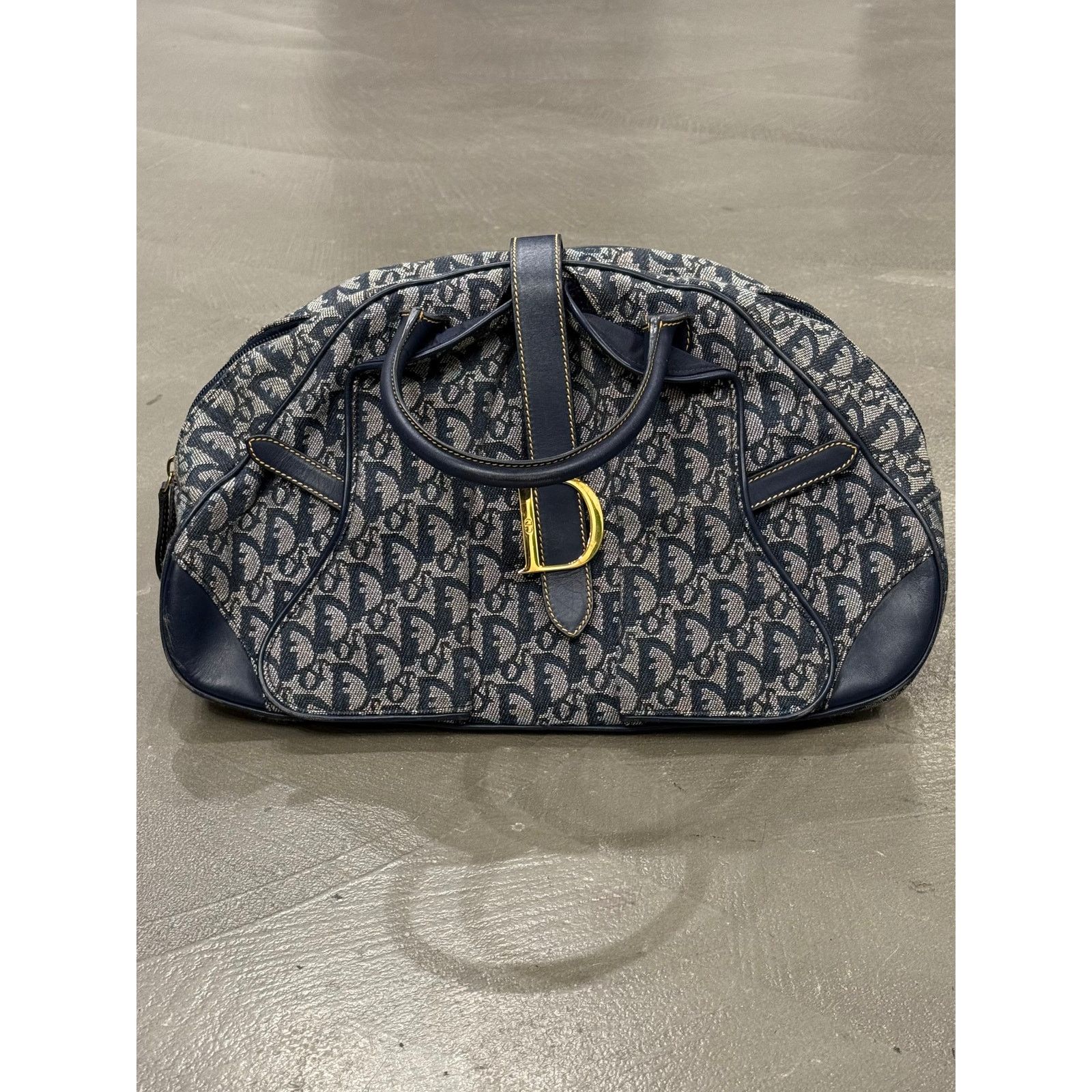 Dior 2000s Dior by Galliano bowling monogram bag Size ONE SIZE - 4 Thumbnail