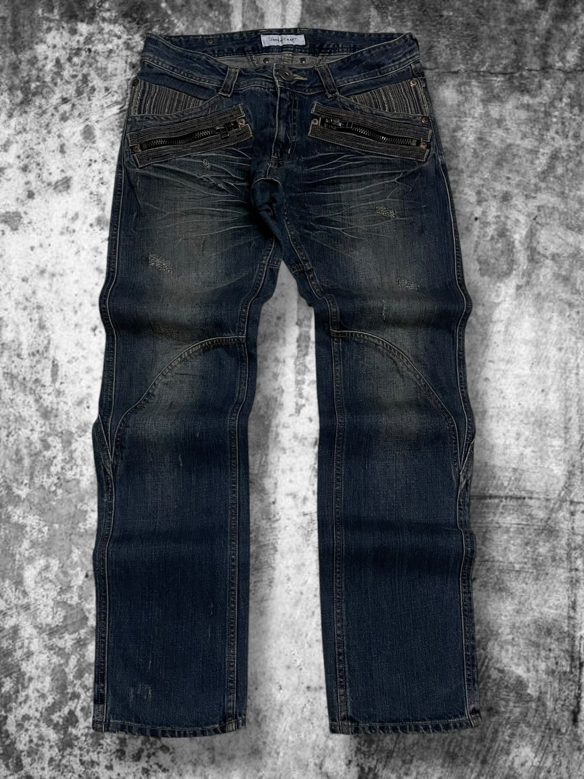 Japanese Brand Vintage Japan Designer 90’s Urban Craft Distressed Denim Size US 32 / EU 48 - 1 Thumbnail