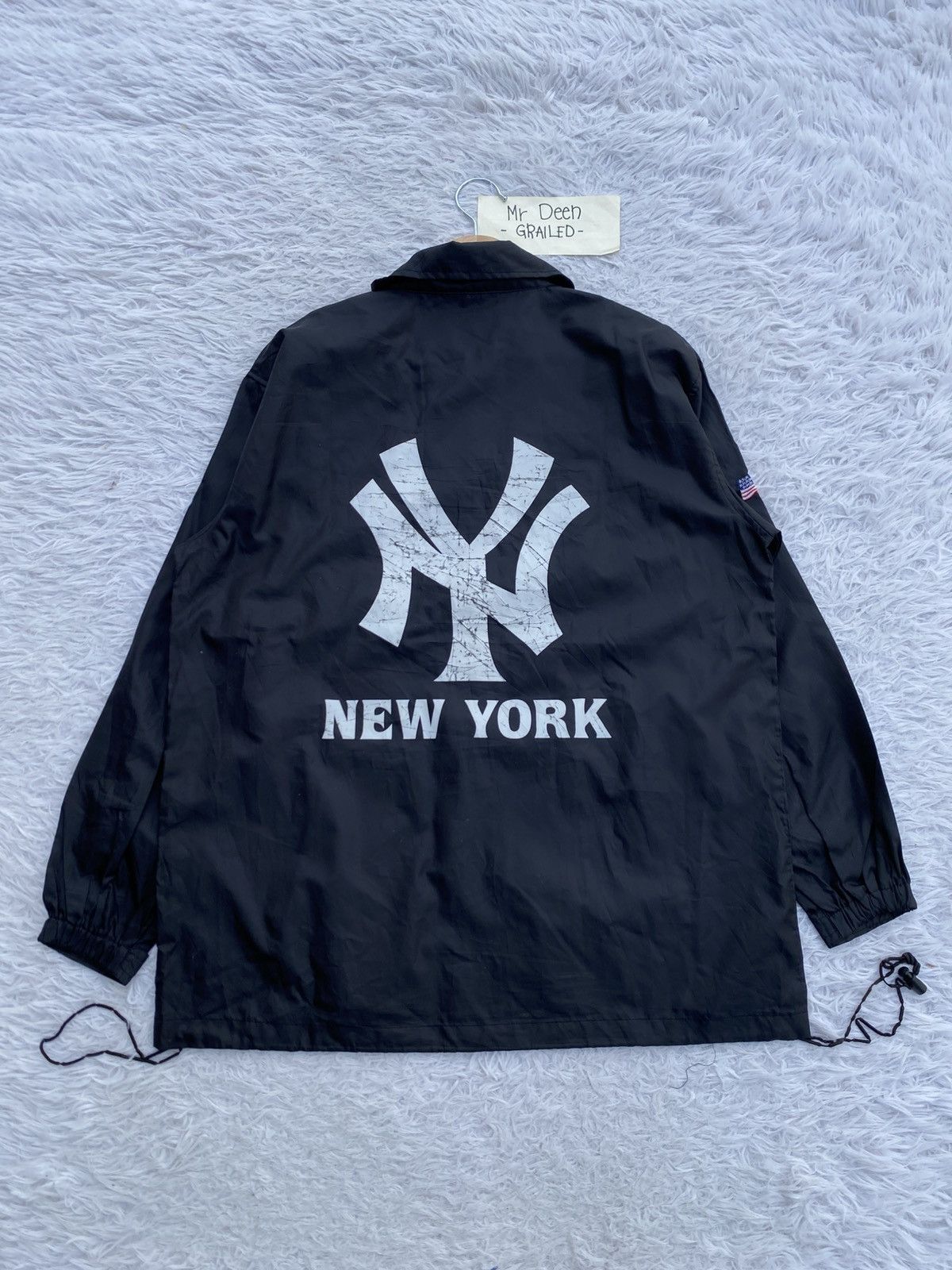 New York Yankees Rare New York Yankees NY Athletic Wear Raincoat Size US L / EU 52-54 / 3 - 1 Thumbnail