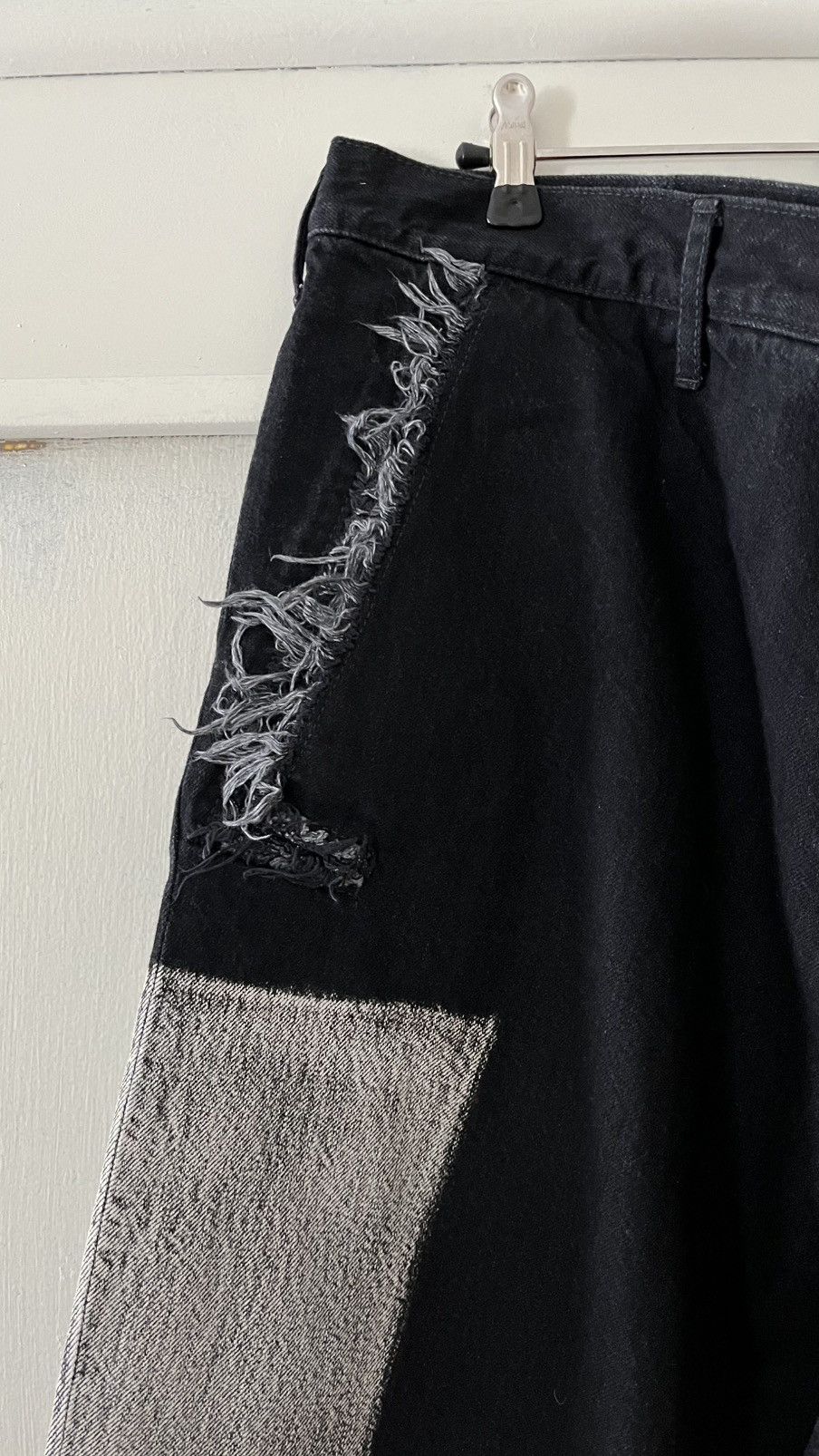 Yohji Yamamoto Yohji Yamamoto Wide Denim pants - Spotted Horse Size US 34 / EU 50 - 3 Thumbnail
