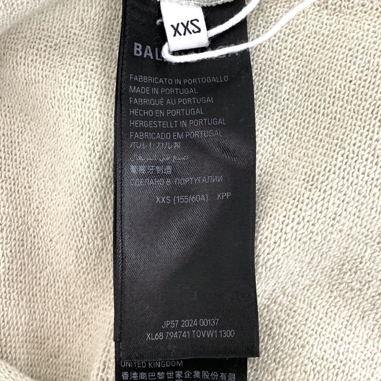 Balenciaga Balenciaga 24 Style Grey Cotton Wide-Leg Cropped Pants K26WX Size 25" / US 0 / IT 36 - 6 Thumbnail