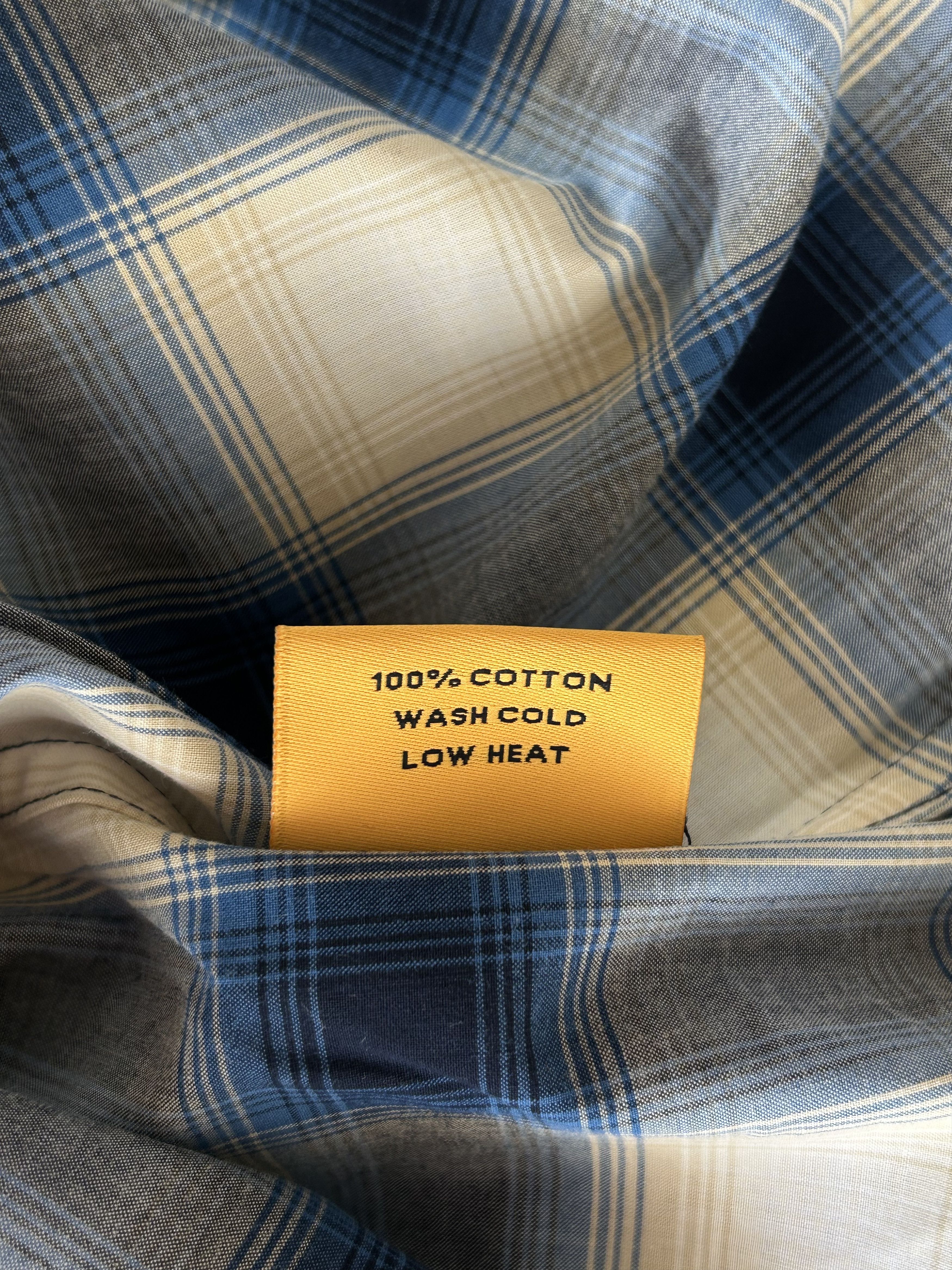 Gallery Dept. Gallery Dept Navy Plaid Dre Button Up Shirt Size US S / EU 44-46 / 1 - 5 Thumbnail