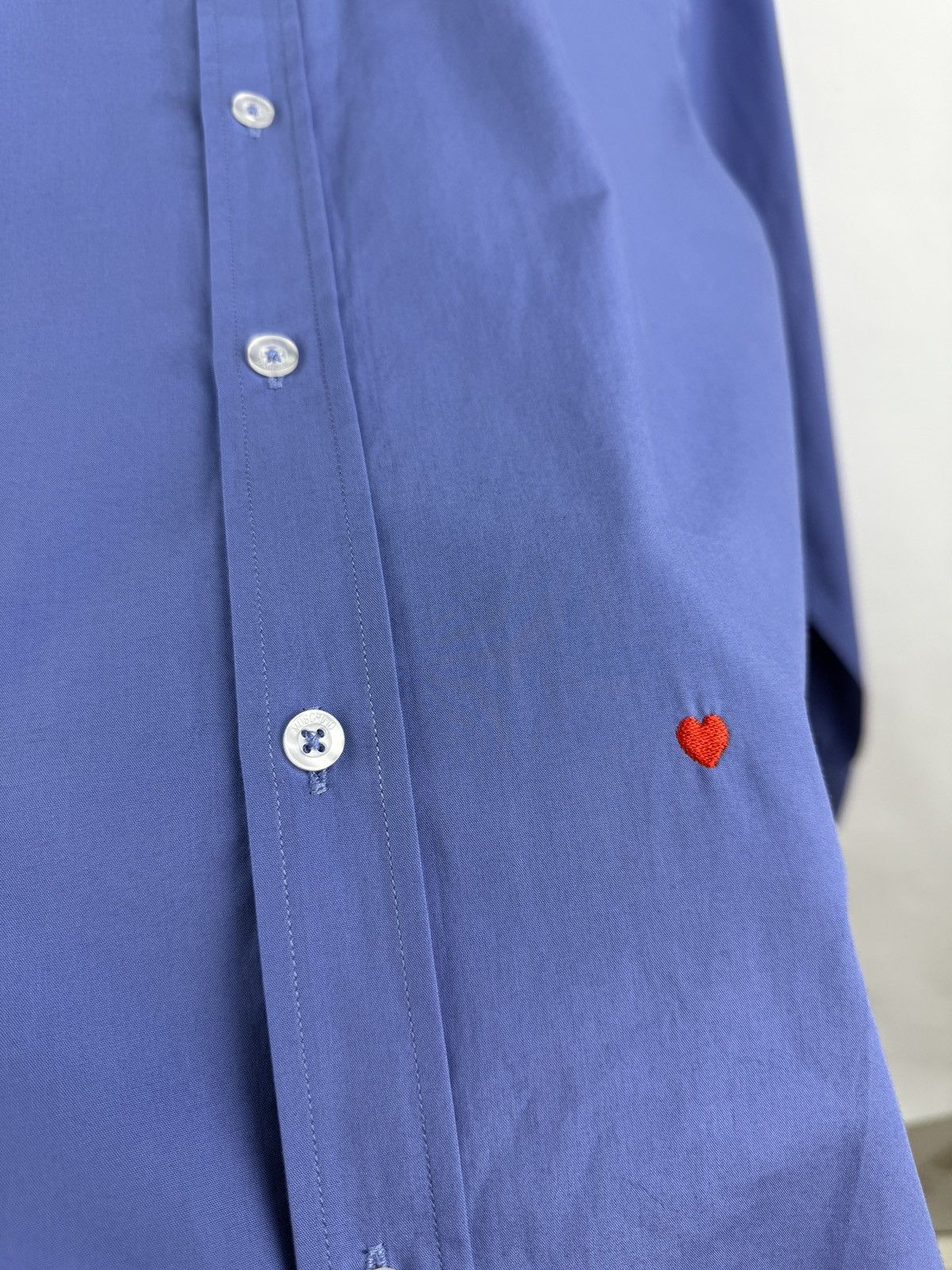 Moschino ❤️ Vintage Love Moschino Mini Heart Shirt Rare Retro Y2K Hype Size US M / EU 48-50 / 2 - 7 Thumbnail