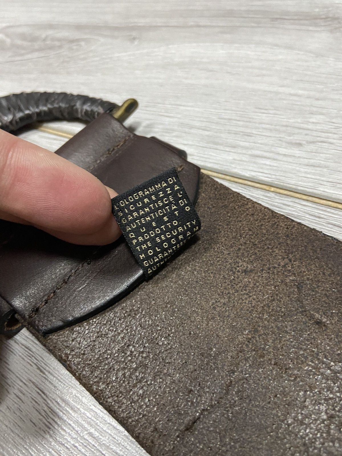 Just Cavalli Just Cavalli vintage leather wide belt Size ONE SIZE - 7 Thumbnail