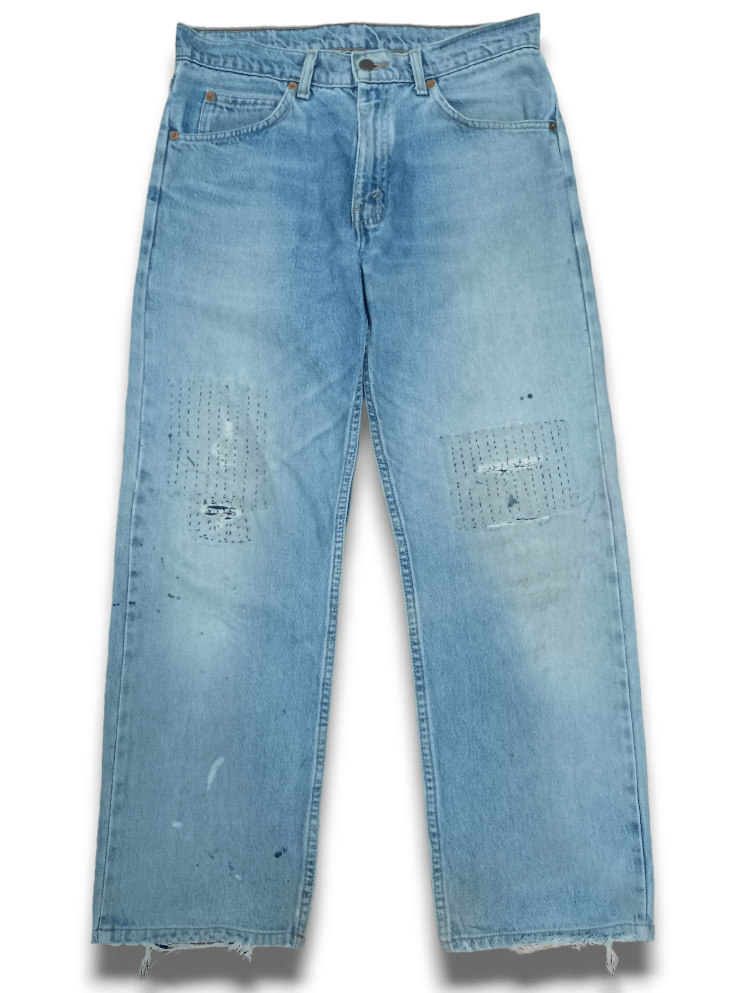 Levi's Vintage 80s Levis 607 Orange Tab Rework Loose Jeans Size US 32 / EU 48 - 1 Thumbnail